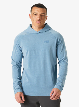 Džemperis su gobtuvu Helly Hansen Tyri Knit Hoodie - washed navy melange
