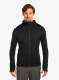 Džemperis su gobtuvu Icebreaker Merino 260 Quantum IV LS Zip Hoodie - black
