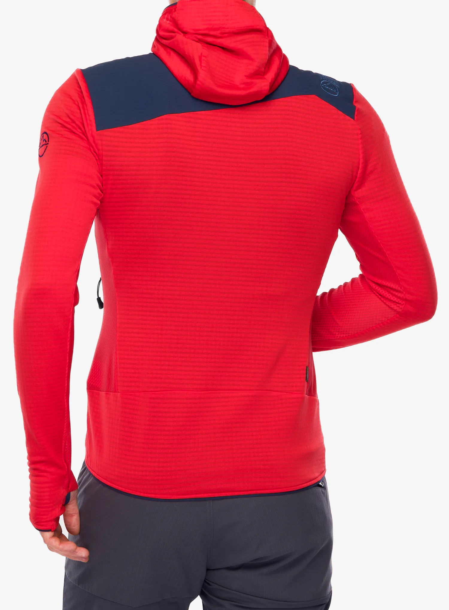 Džemperis su gobtuvu La Sportiva Aequilibrium Thermal Hoody - mountain red