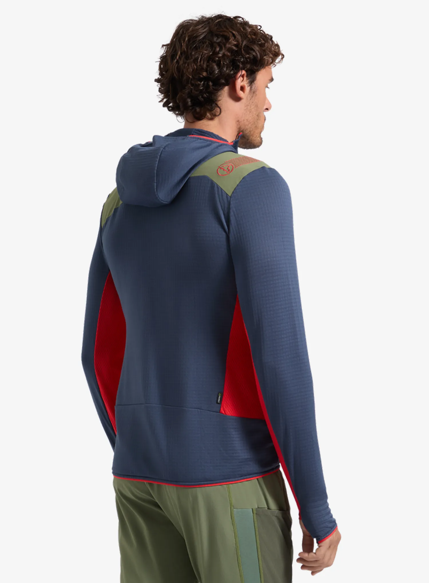 Džemperis su gobtuvu La Sportiva Aequilibrium Thermal Hoody - night sky/mountain red