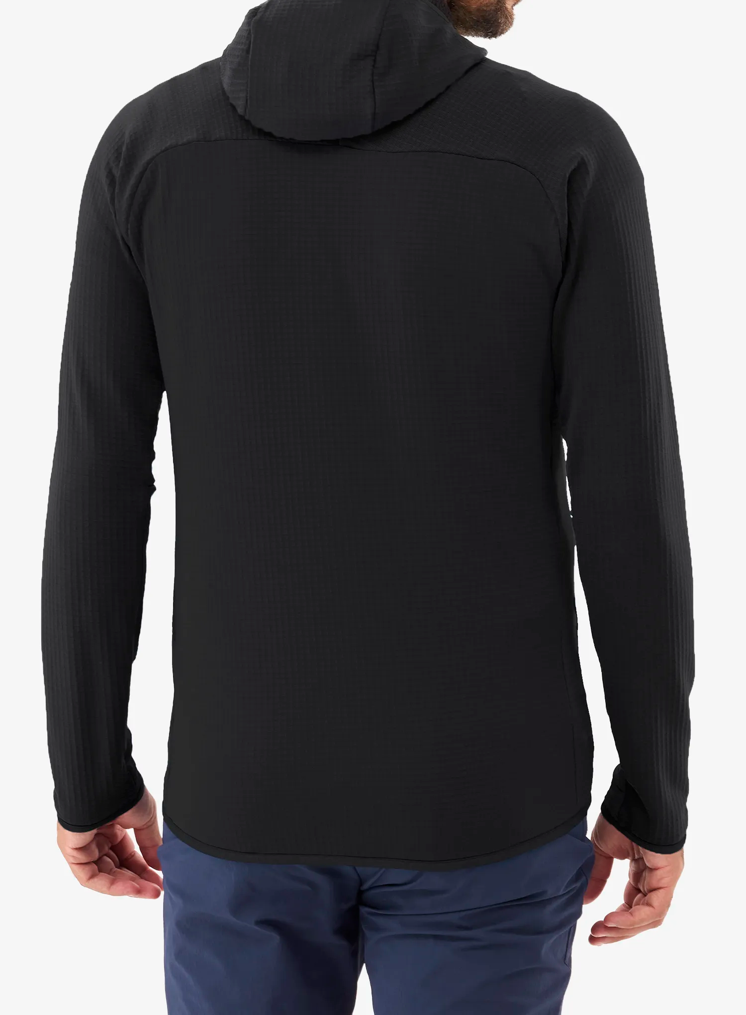 Džemperis su gobtuvu Millet Fusion Grid Hoodie - black/noir
