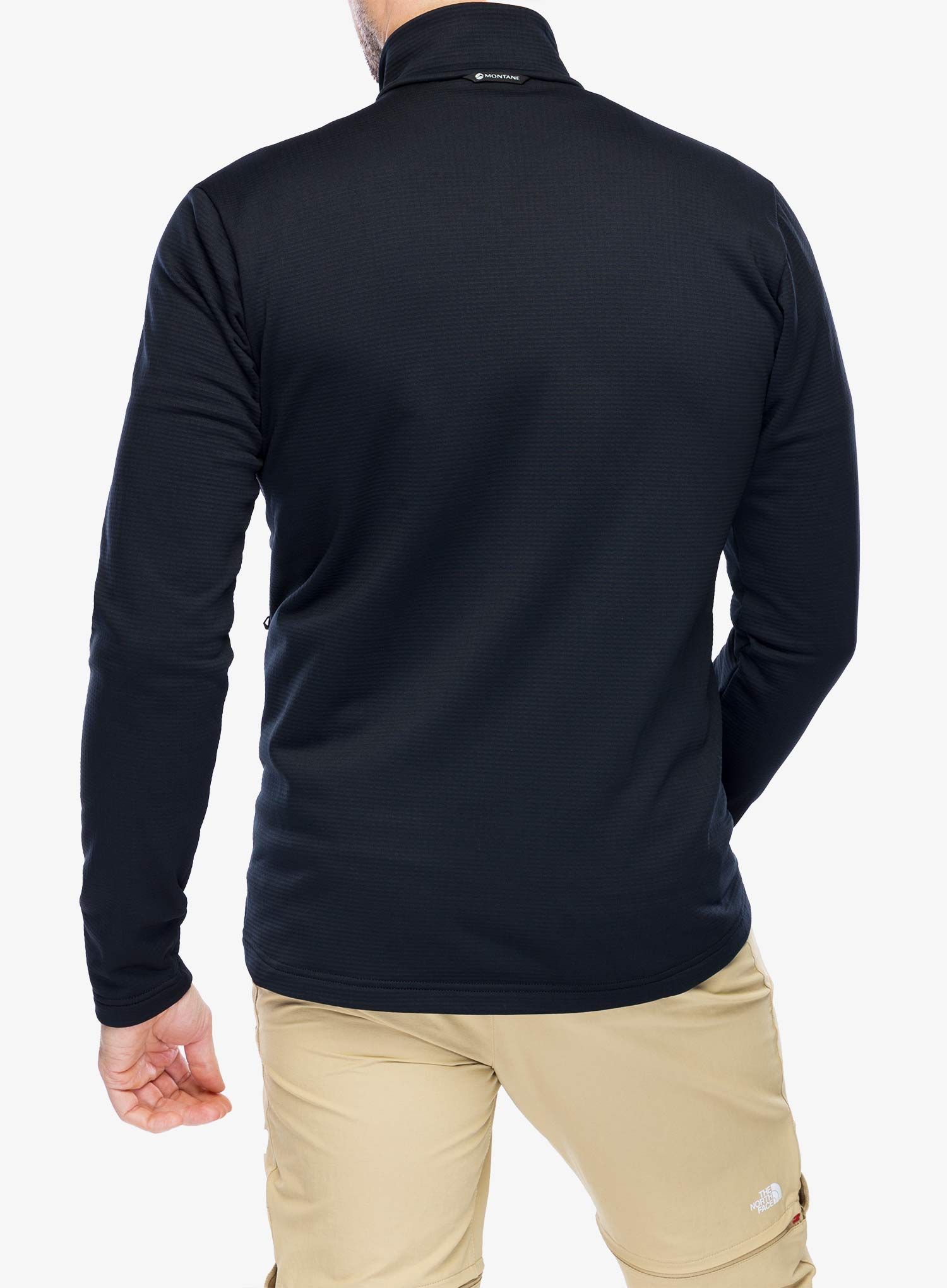 Džemperis su užtrauktuku Montane Protium Jacket - black/black