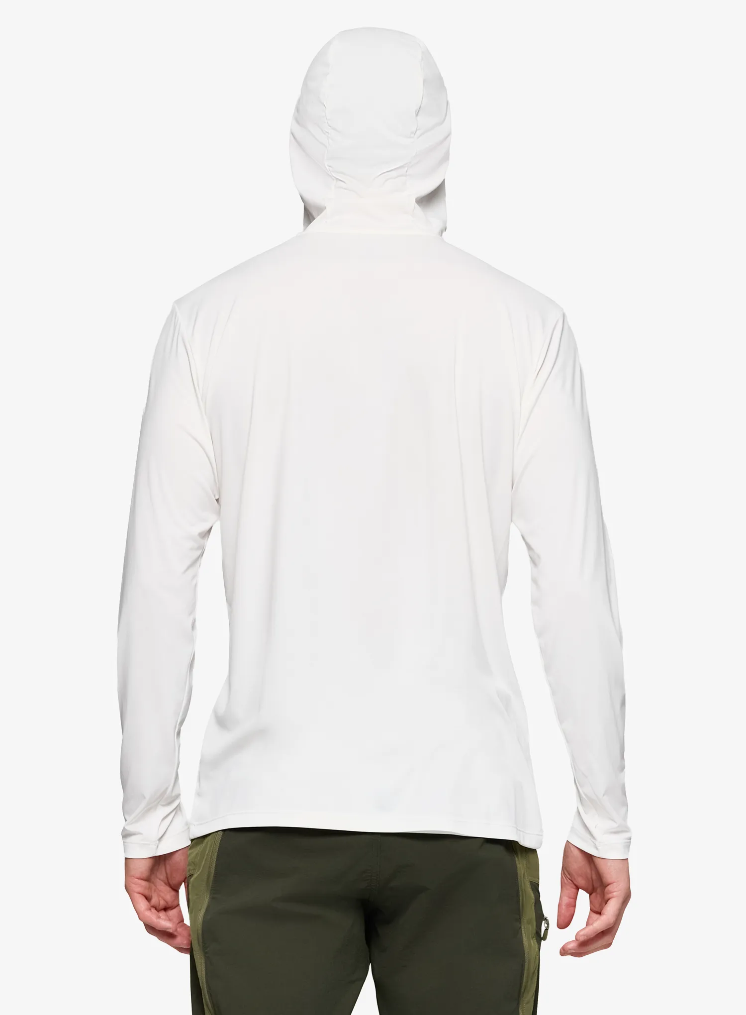 Džemperis su gobtuvu Norrona Femund Tech Hood - snow white