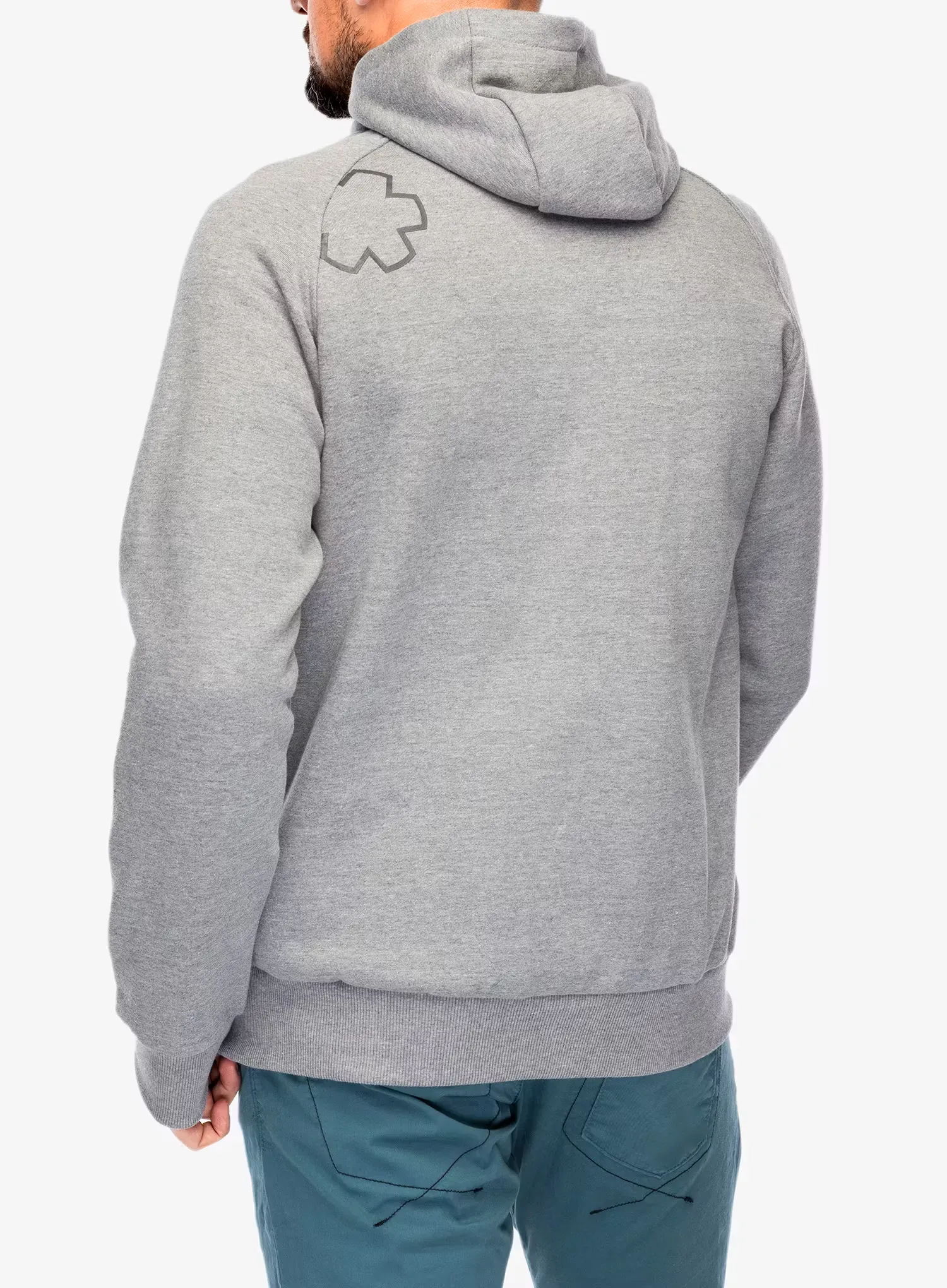 Džemperis su gobtuvu Ocun Hoodie Zipper - grey paloma/excalibur