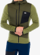 Džemperis su gobtuvu Ortovox Fleece Grid Hoody - wild herbs