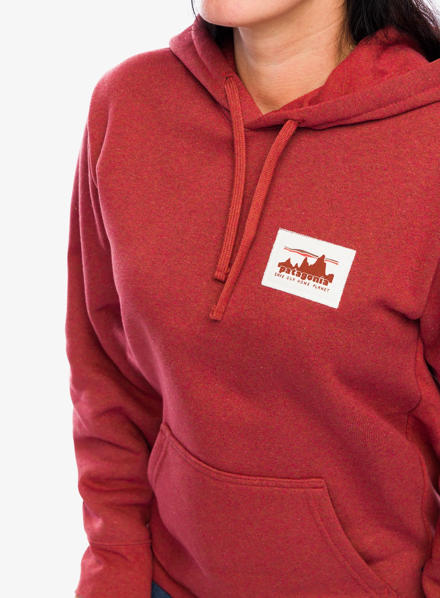 Džemperis su gobtuvu Patagonia 73 Skyline Uprisal Hoody - burnished red
