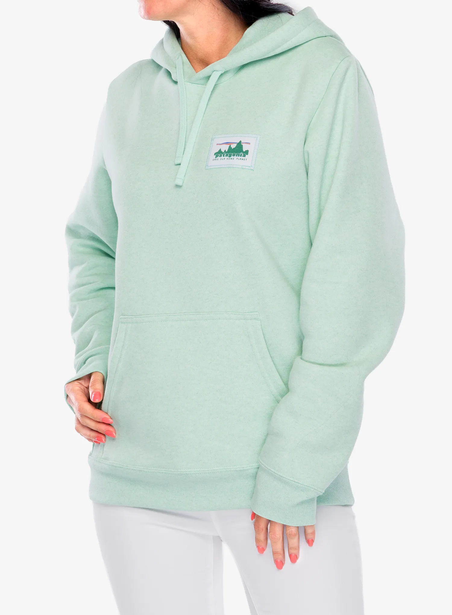 Džemperis su gobtuvu Patagonia 73 Skyline Uprisal Hoody - rinsed green