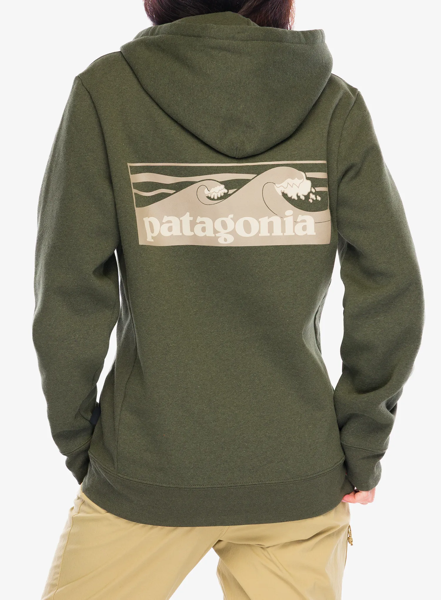 Džemperis su gobtuvu Patagonia Boardshort Logo Uprisal Hoody - basin green