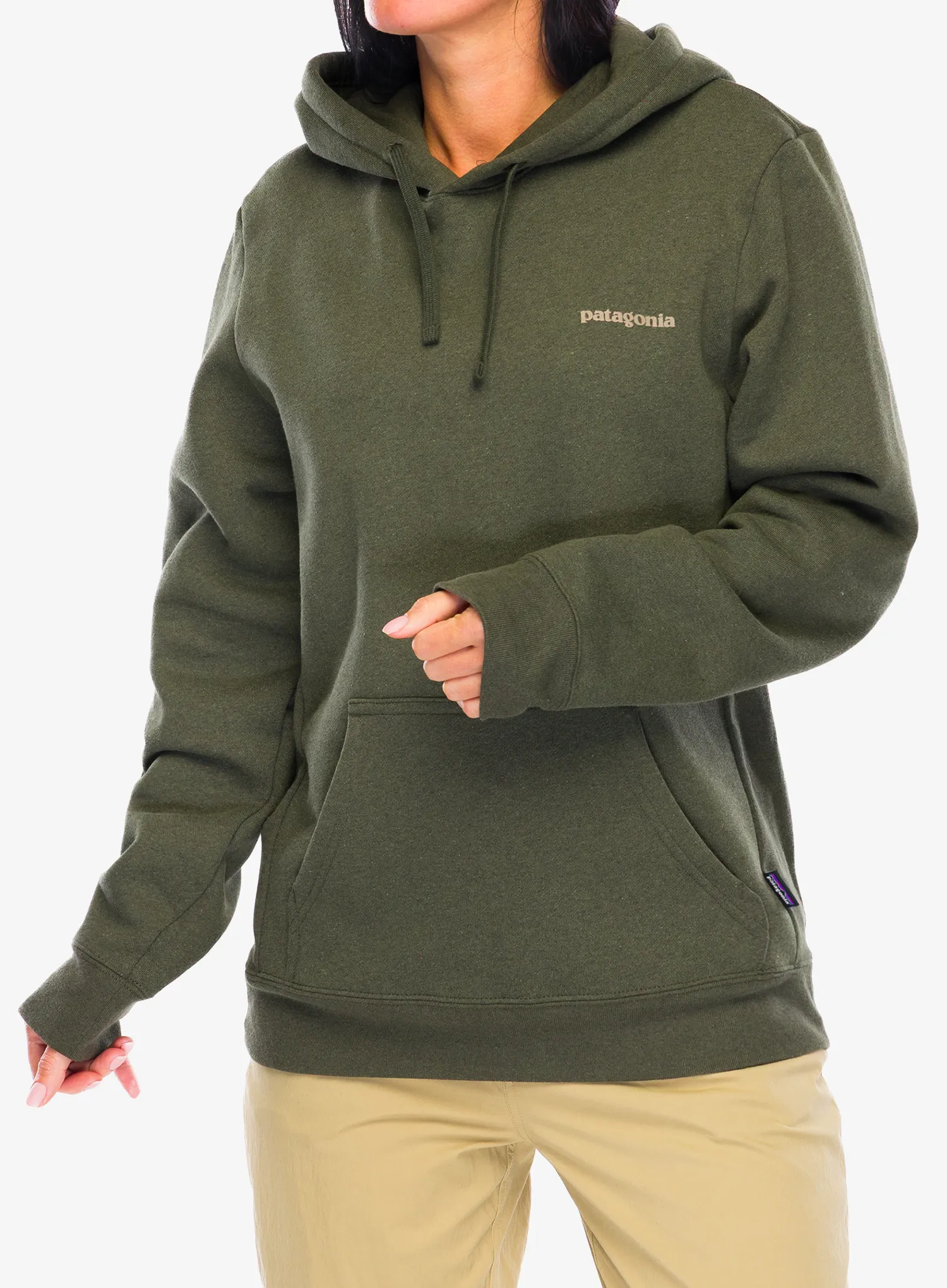 Džemperis su gobtuvu Patagonia Boardshort Logo Uprisal Hoody - basin green