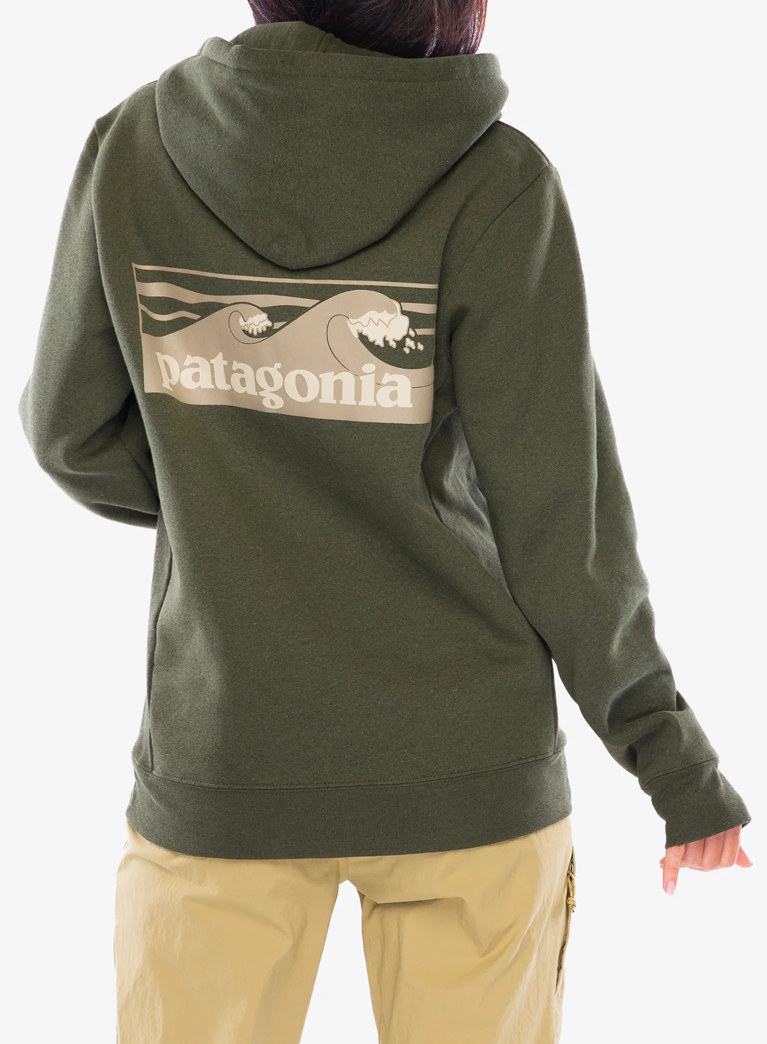 Džemperis su gobtuvu Patagonia Boardshort Logo Uprisal Hoody - basin green