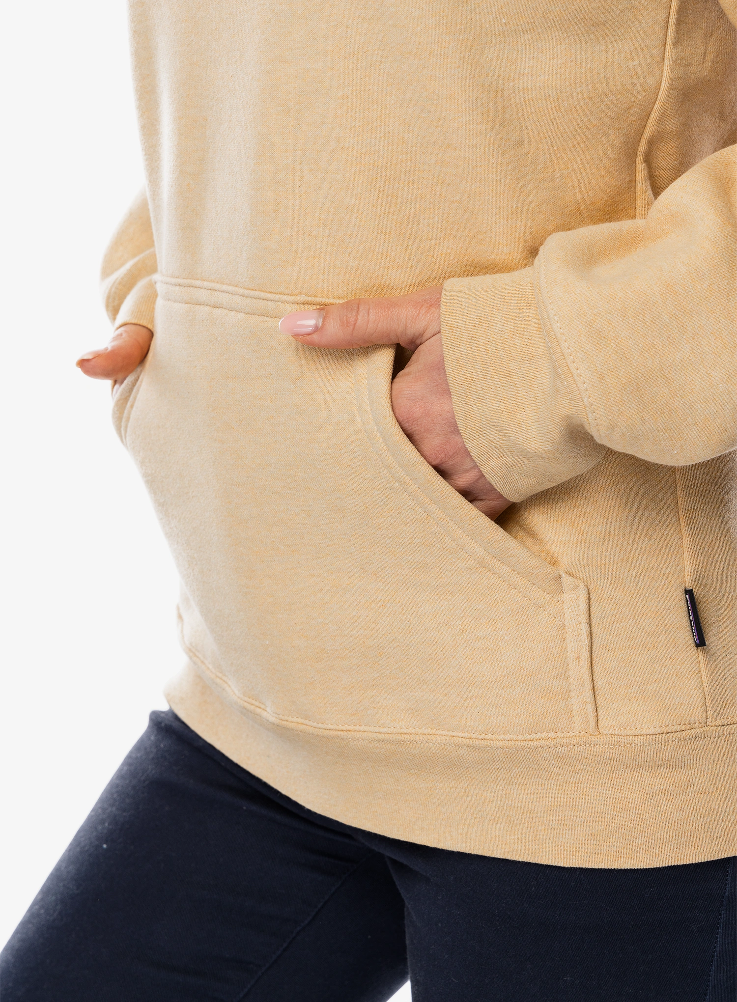 Džemperis su gobtuvu Patagonia Boardshort Logo Uprisal Hoody - beeswax tan