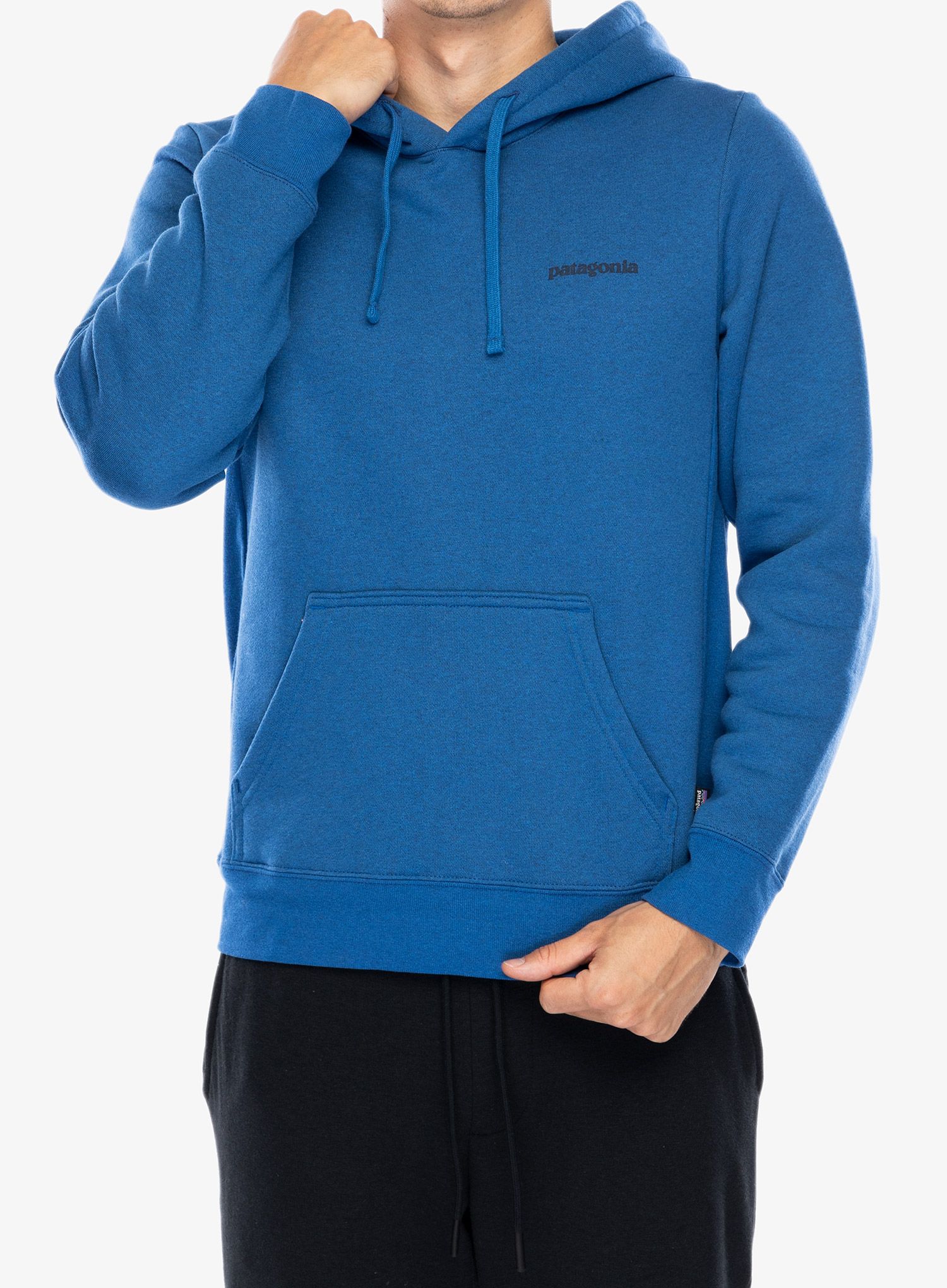 Džemperis su gobtuvu Patagonia Boardshort Logo Uprisal Hoody - endles blue