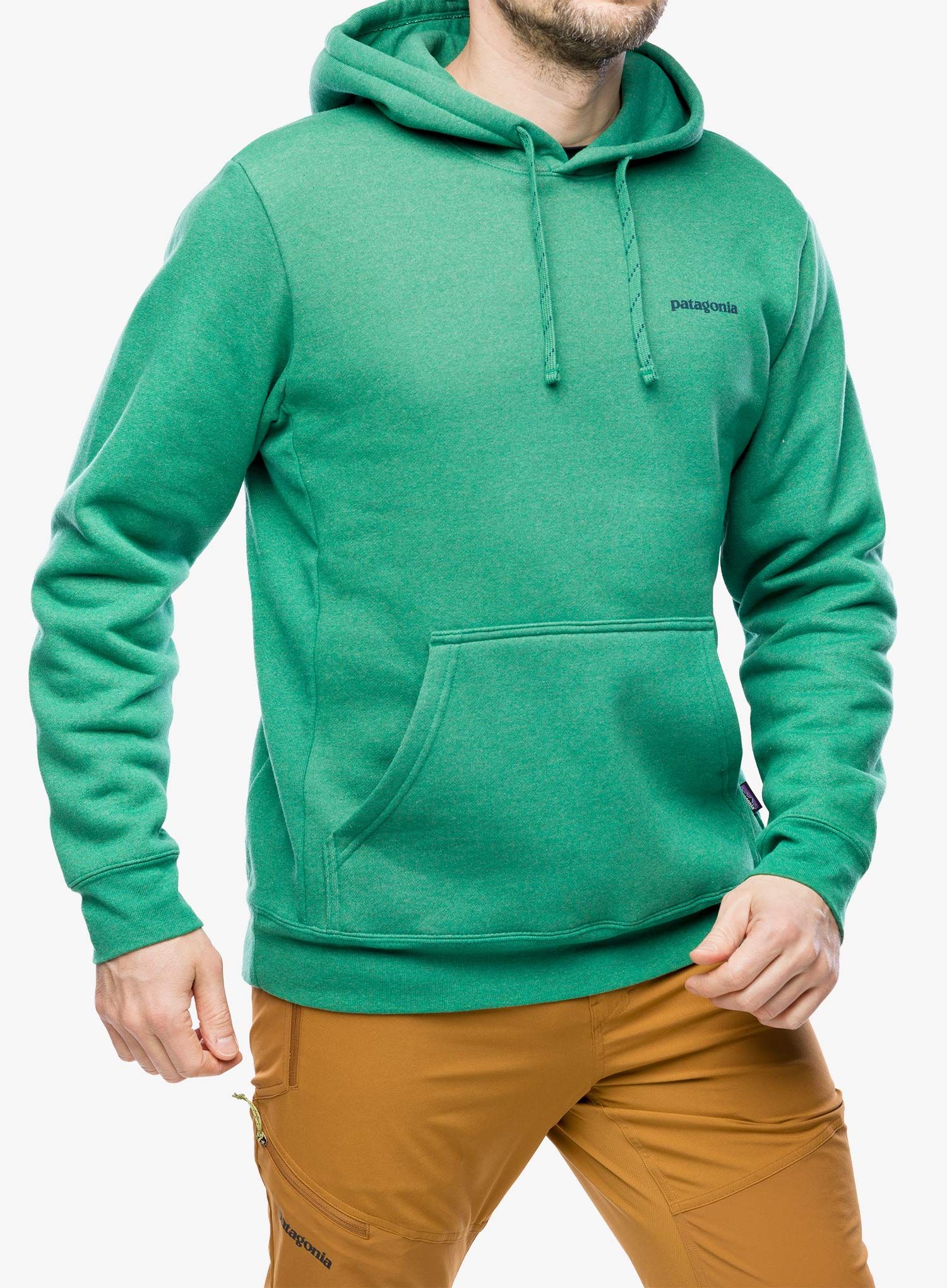 Džemperis su gobtuvu Patagonia Boardshort Logo Uprisal Hoody - gather green