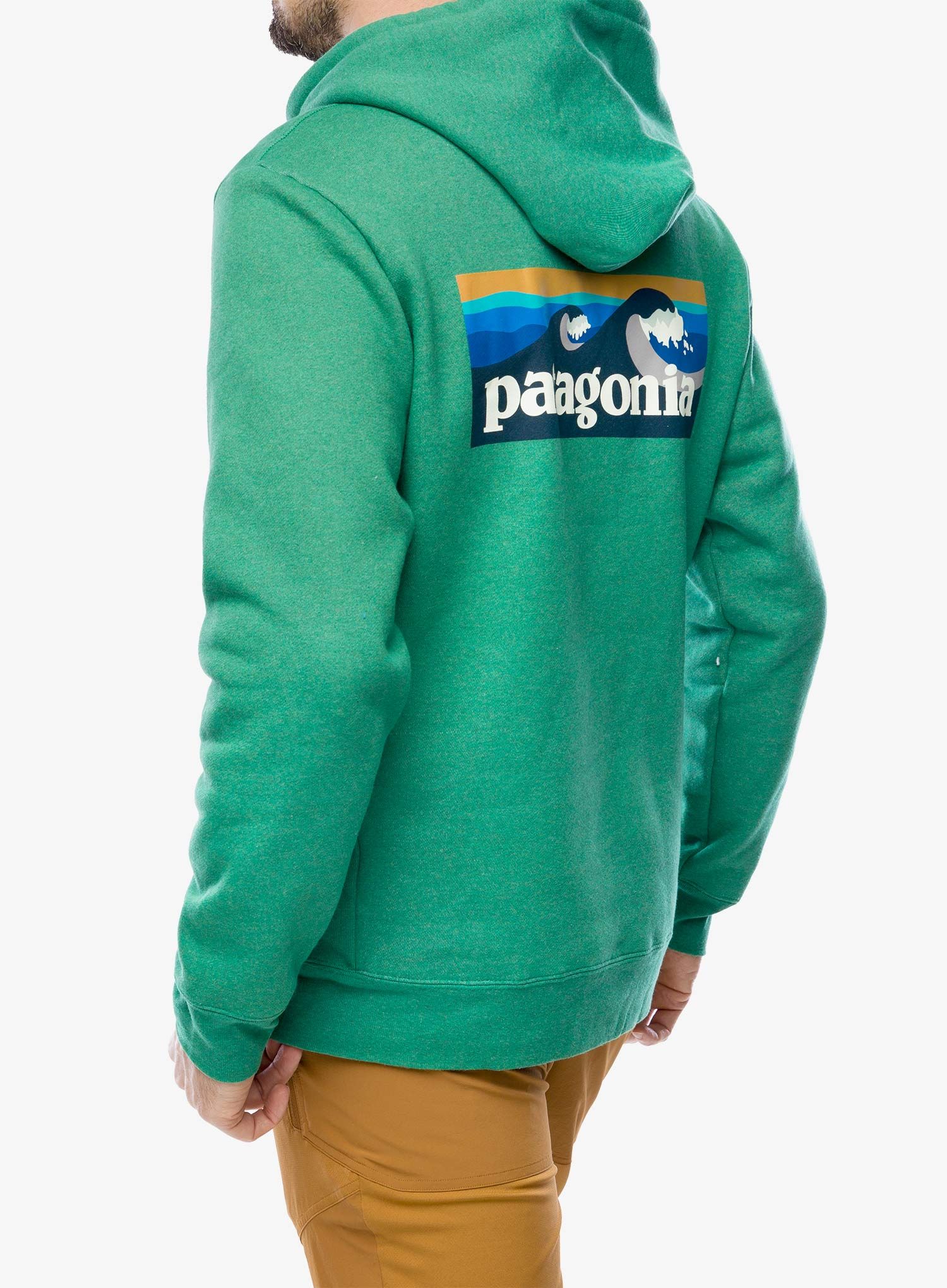 Džemperis su gobtuvu Patagonia Boardshort Logo Uprisal Hoody - gather green