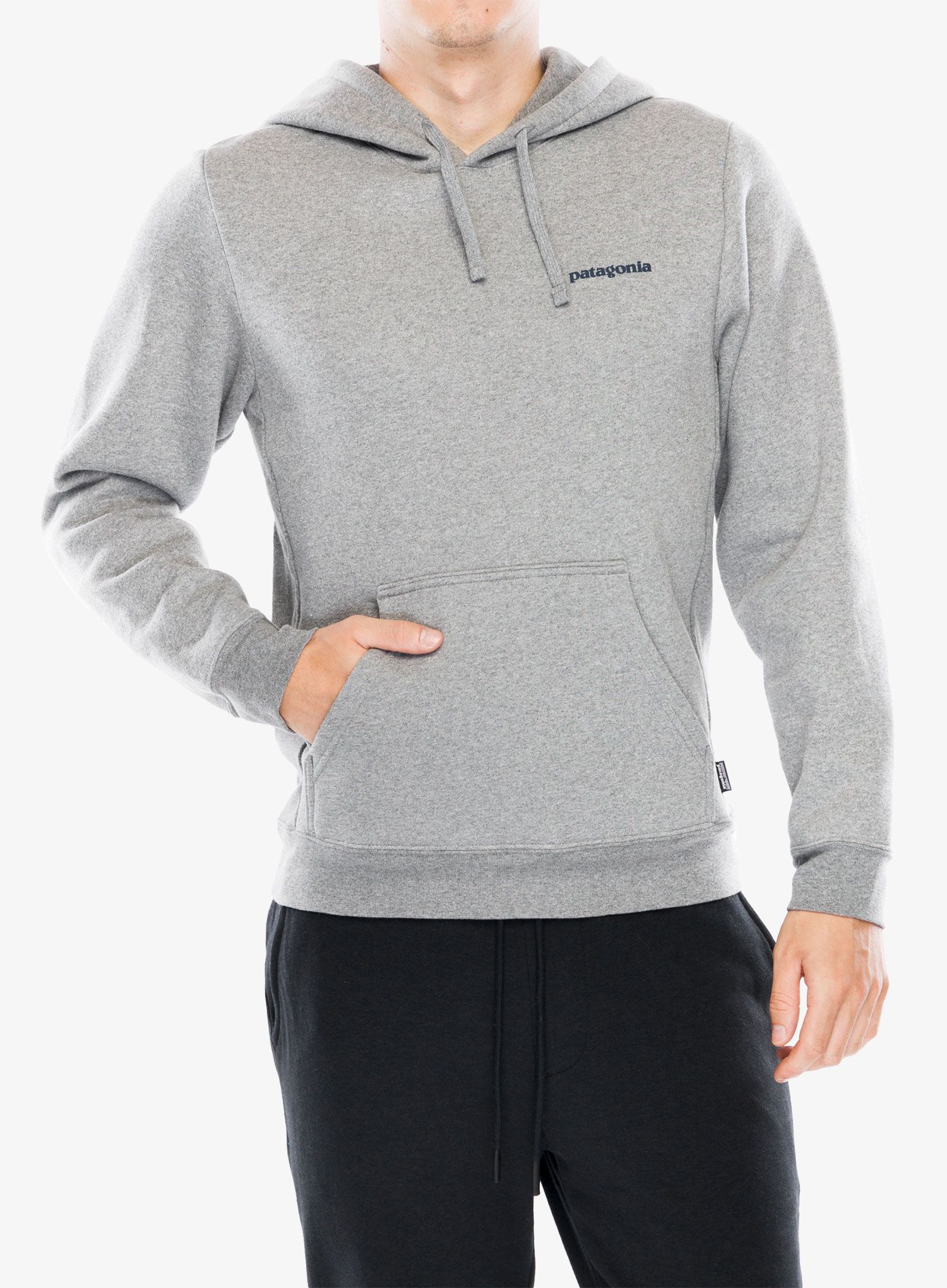Džemperis su gobtuvu Patagonia Boardshort Logo Uprisal Hoody - gravel heather