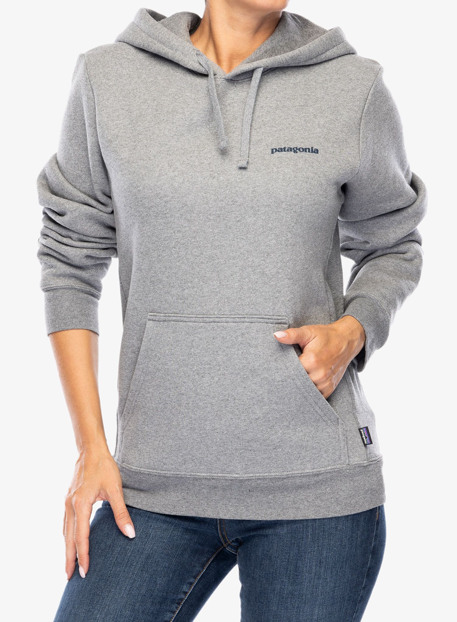 Džemperis su gobtuvu Patagonia Boardshort Logo Uprisal Hoody - gravel heather