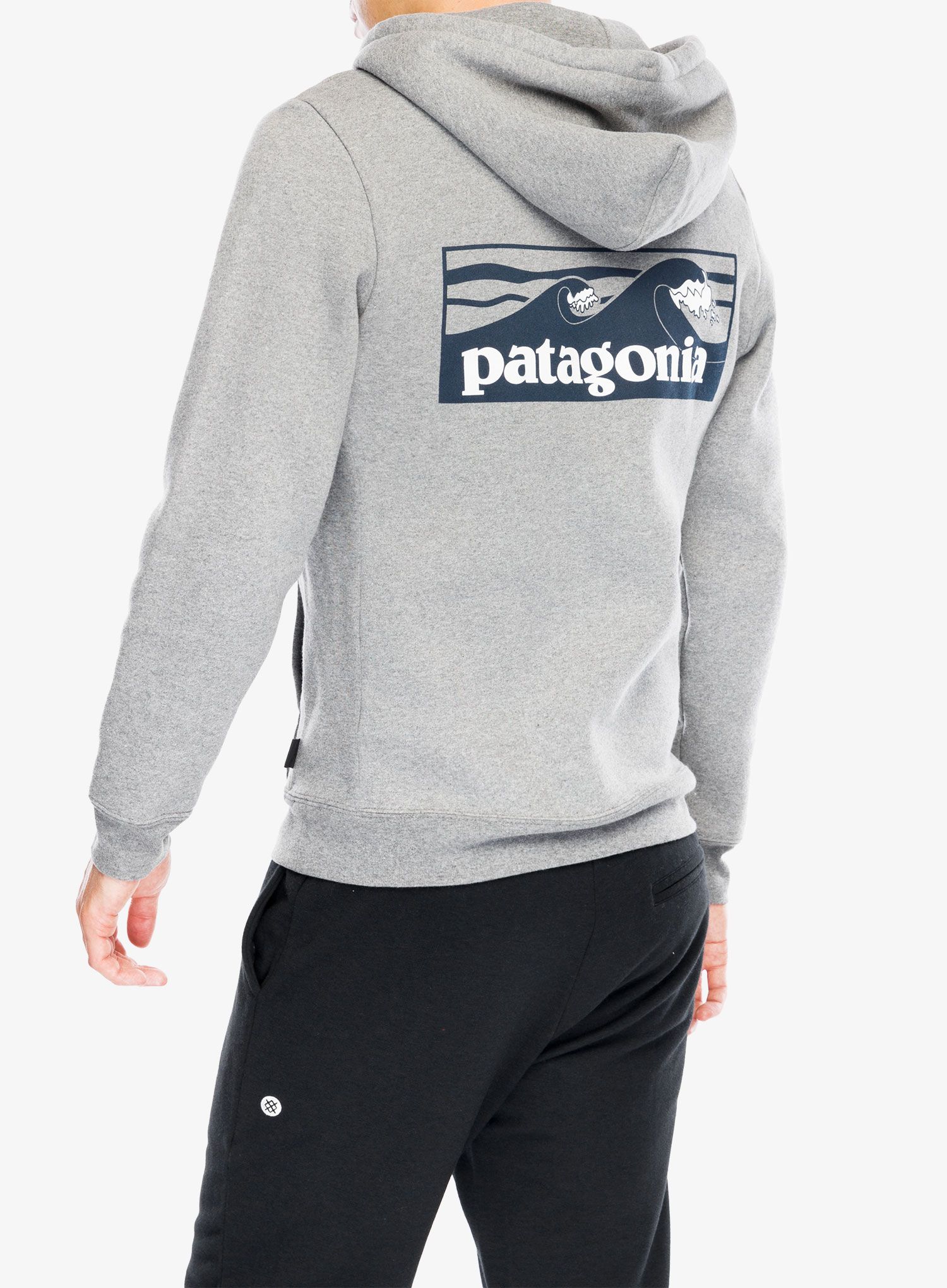 Džemperis su gobtuvu Patagonia Boardshort Logo Uprisal Hoody - gravel heather