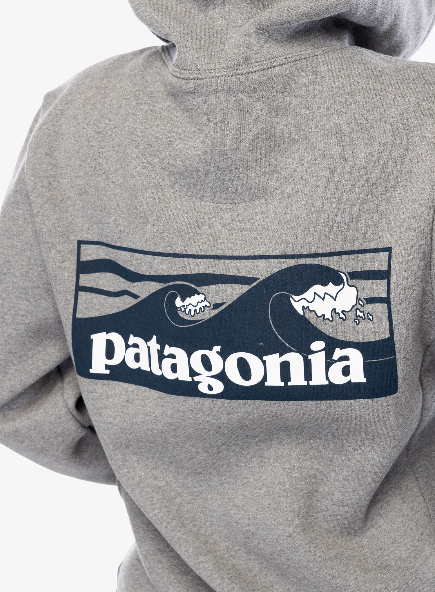 Džemperis su gobtuvu Patagonia Boardshort Logo Uprisal Hoody - gravel heather