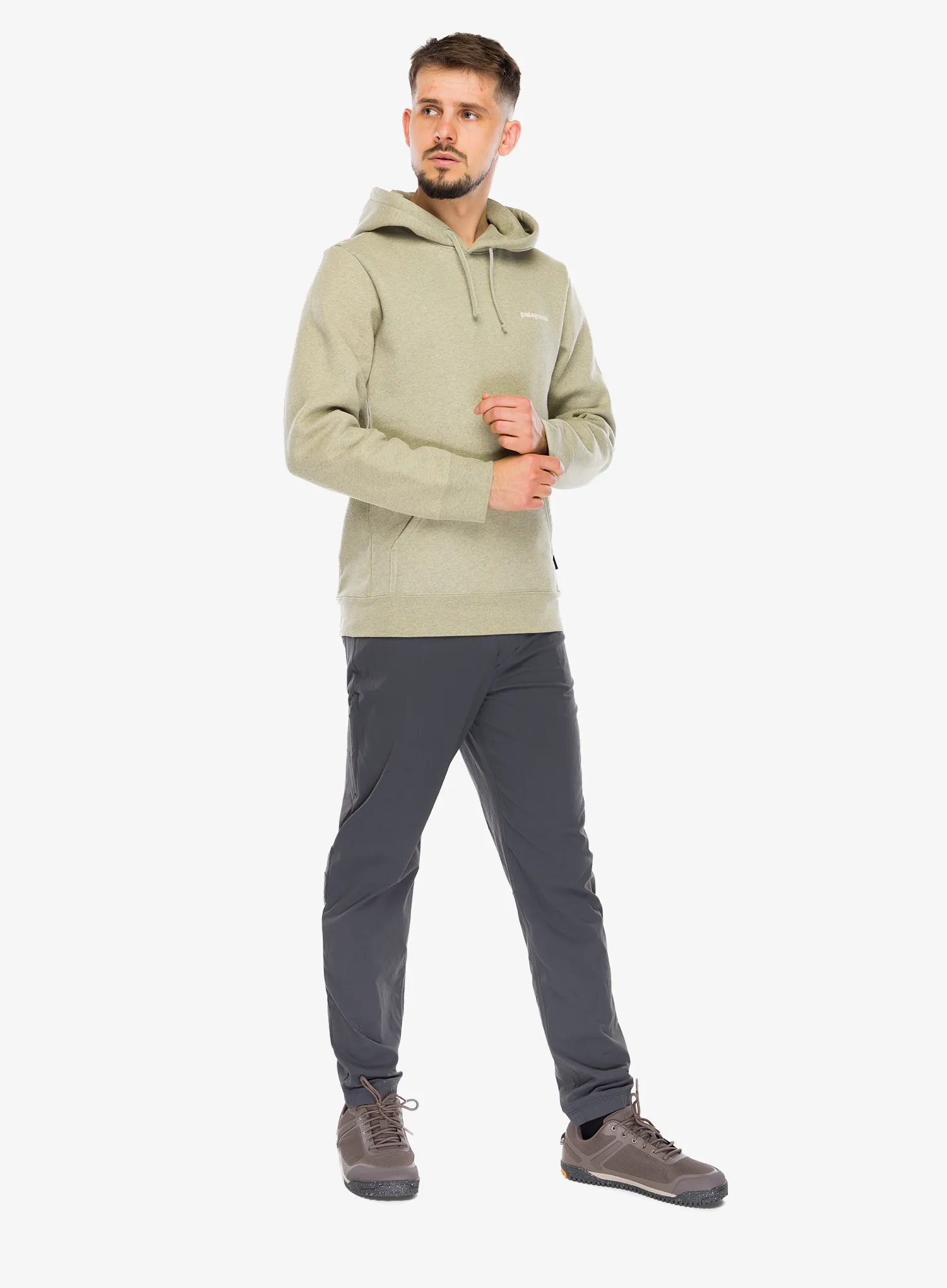 Džemperis su gobtuvu Patagonia Boardshort Logo Uprisal Hoody - gumtree green