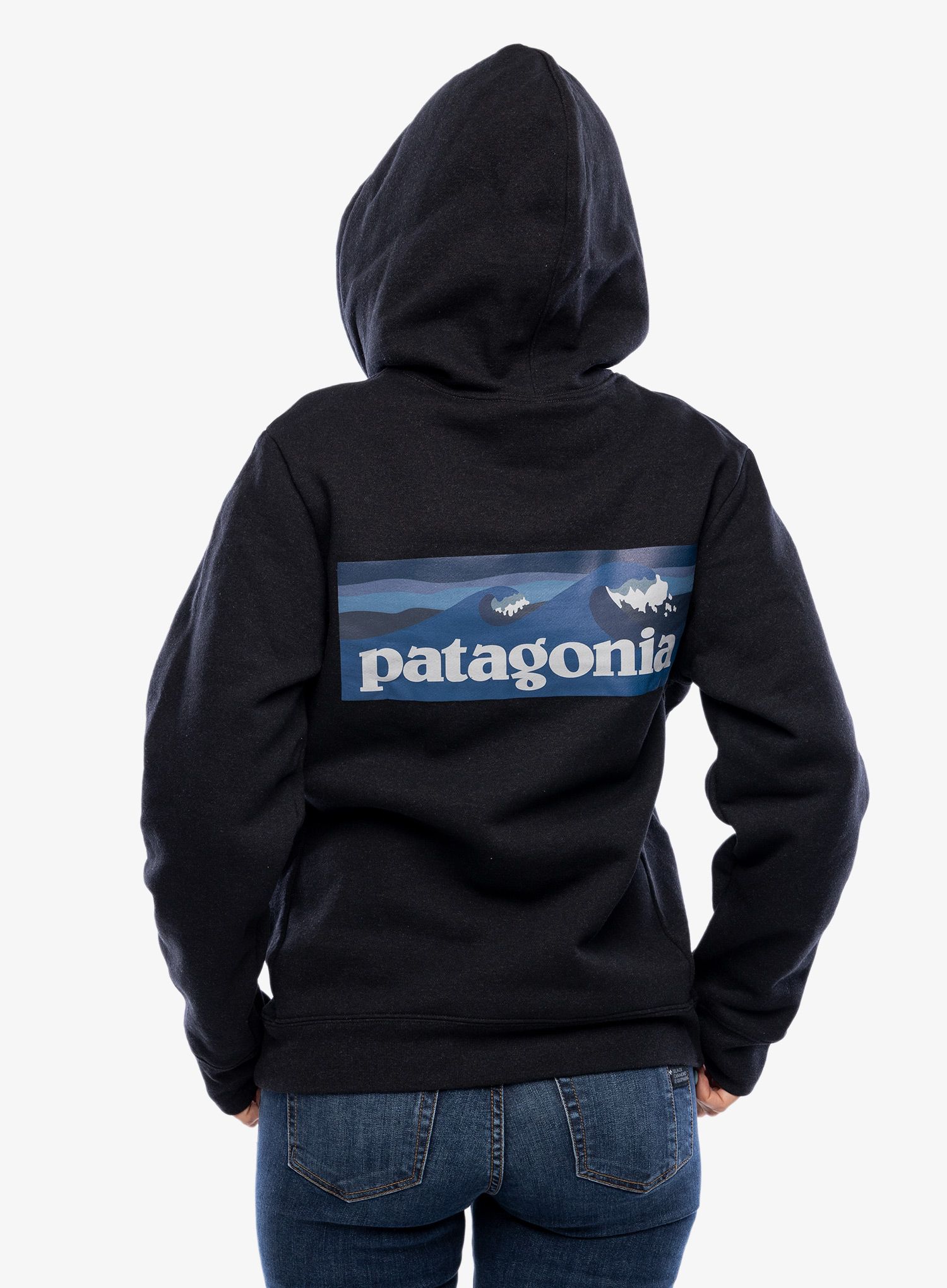 Džemperis su gobtuvu Patagonia Boardshort Logo Uprisal Hoody - ink black