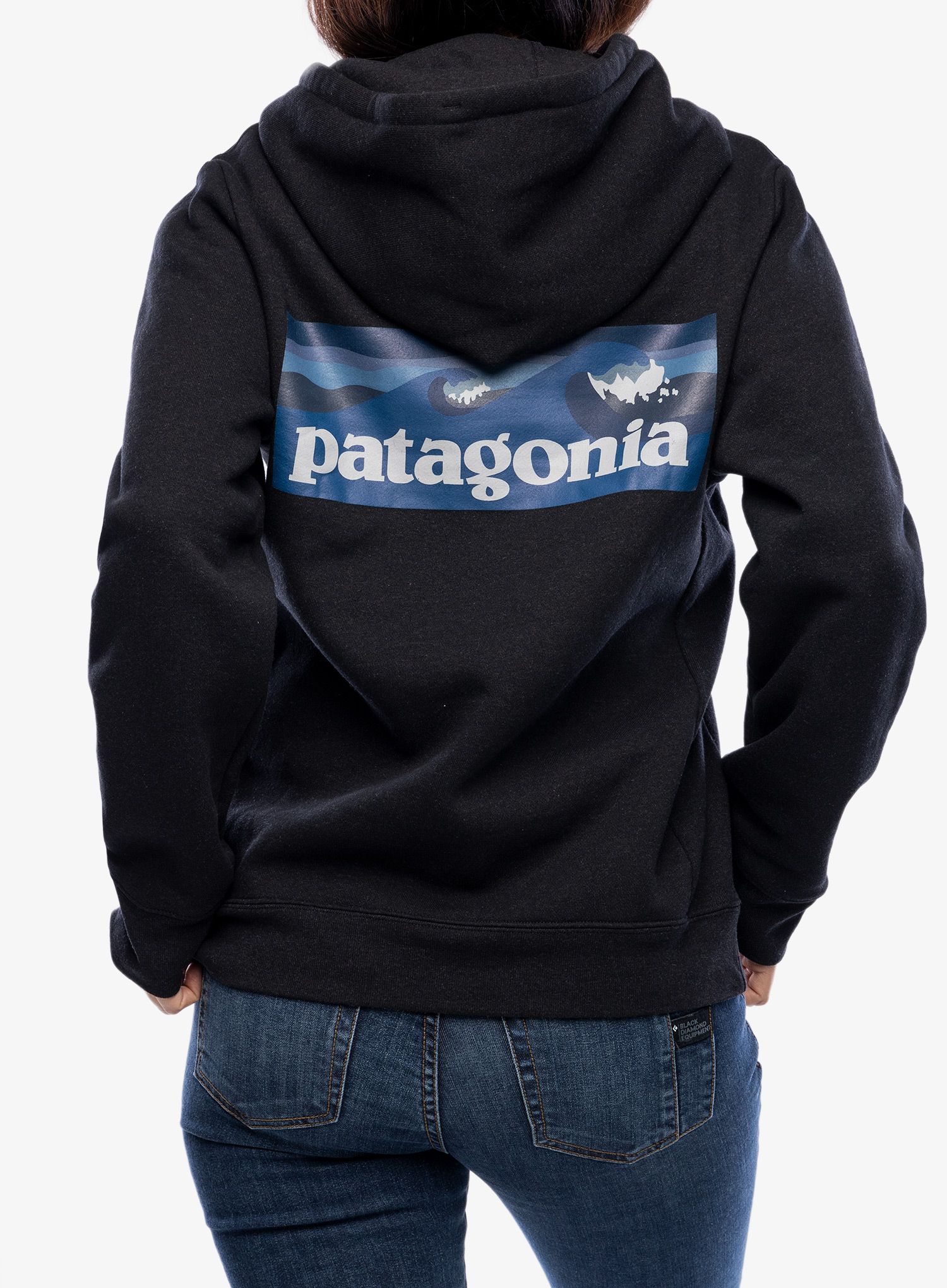 Džemperis su gobtuvu Patagonia Boardshort Logo Uprisal Hoody - ink black