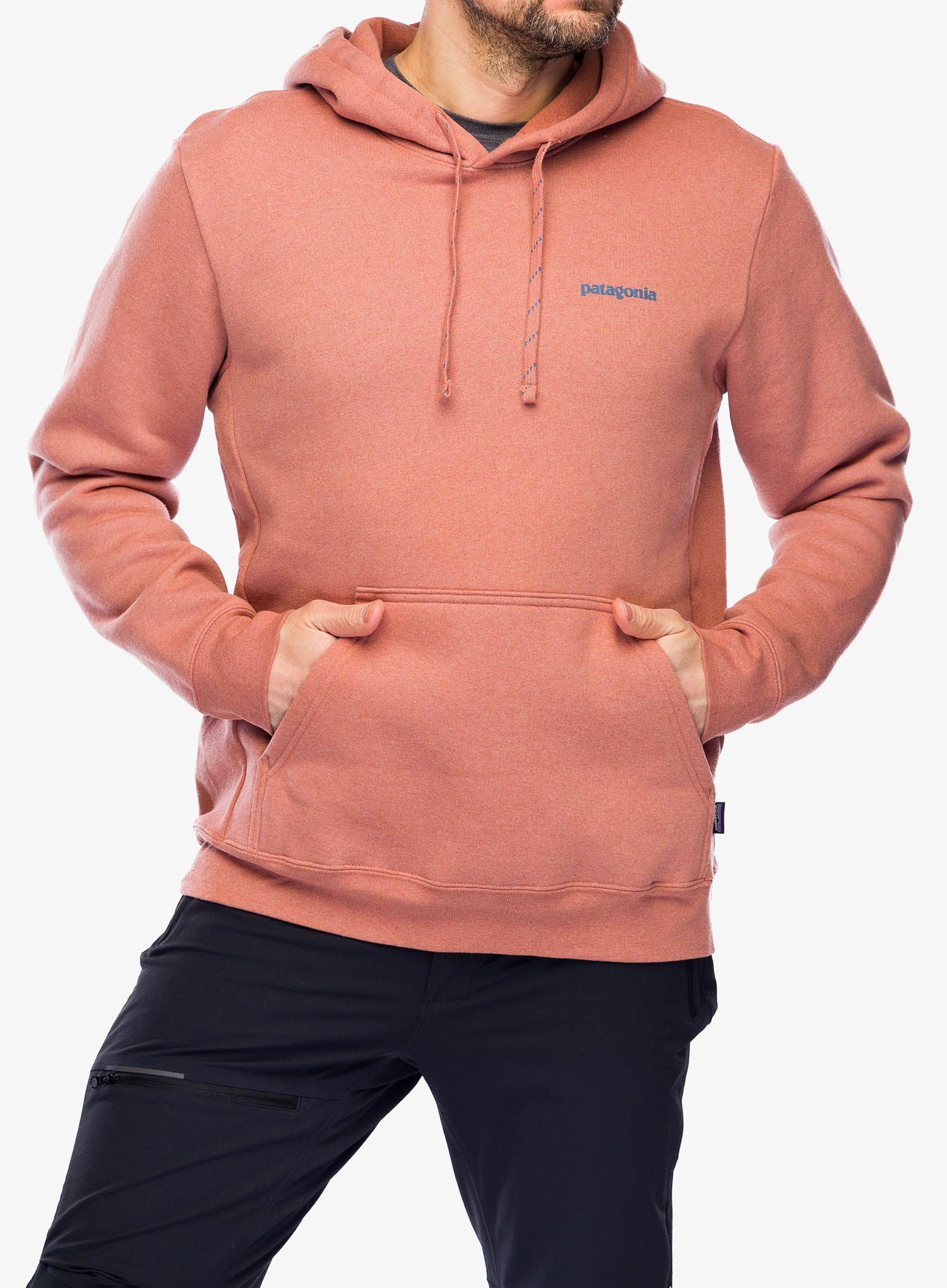 Džemperis su gobtuvu Patagonia Boardshort Logo Uprisal Hoody - sienna clay