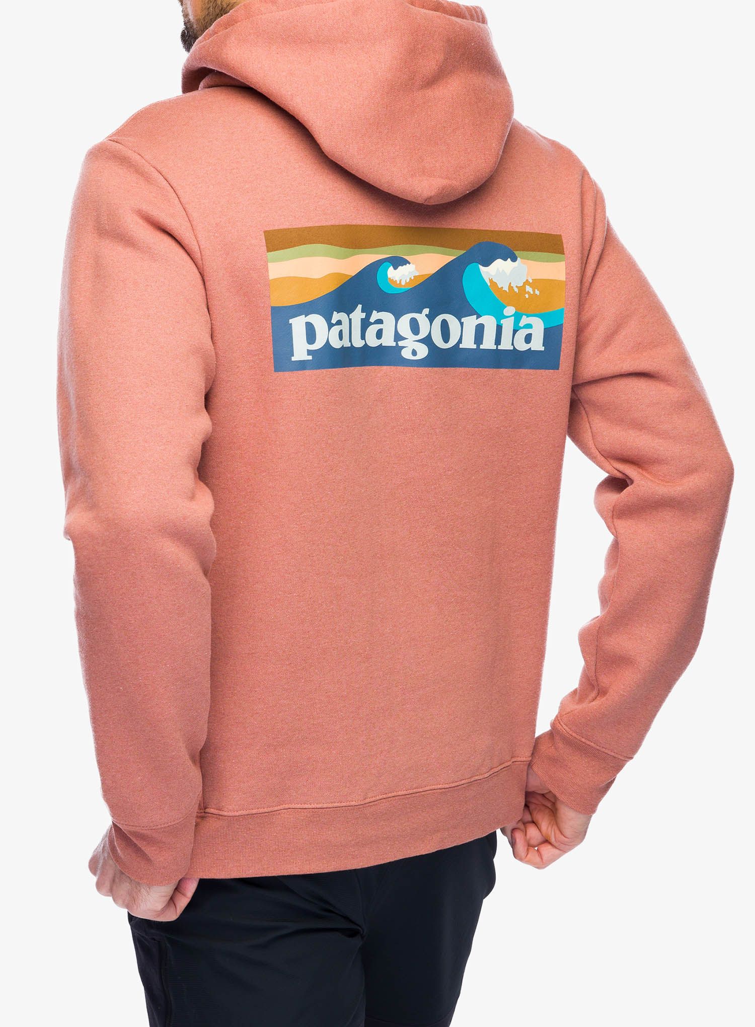 Džemperis su gobtuvu Patagonia Boardshort Logo Uprisal Hoody - sienna clay