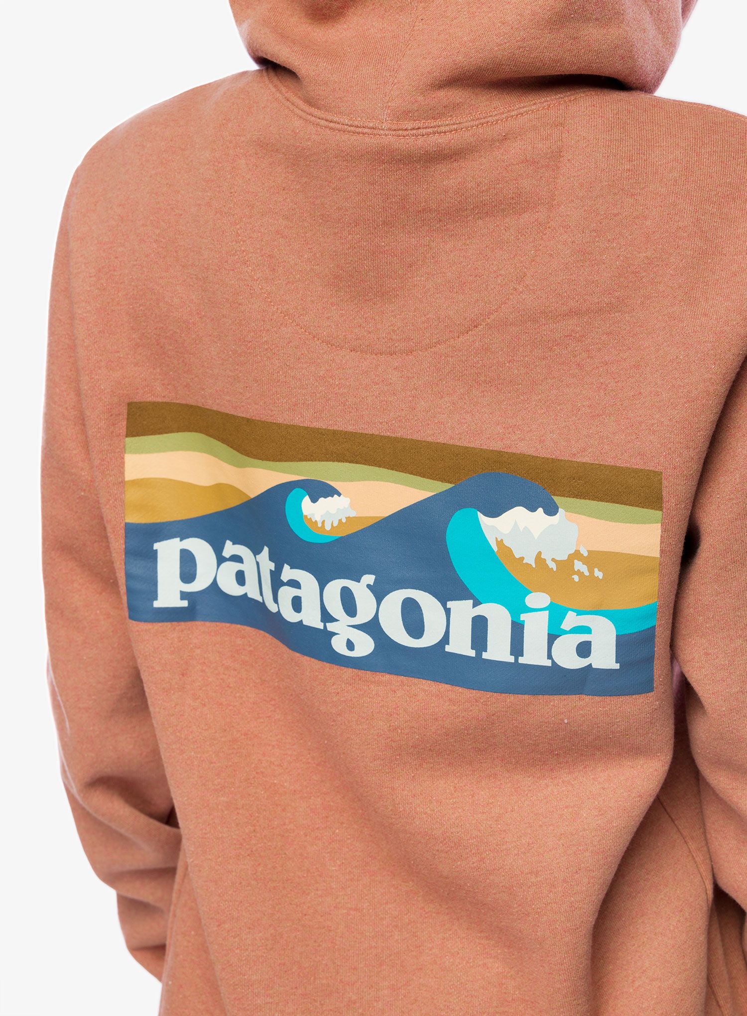 Džemperis su gobtuvu Patagonia Boardshort Logo Uprisal Hoody - sienna clay