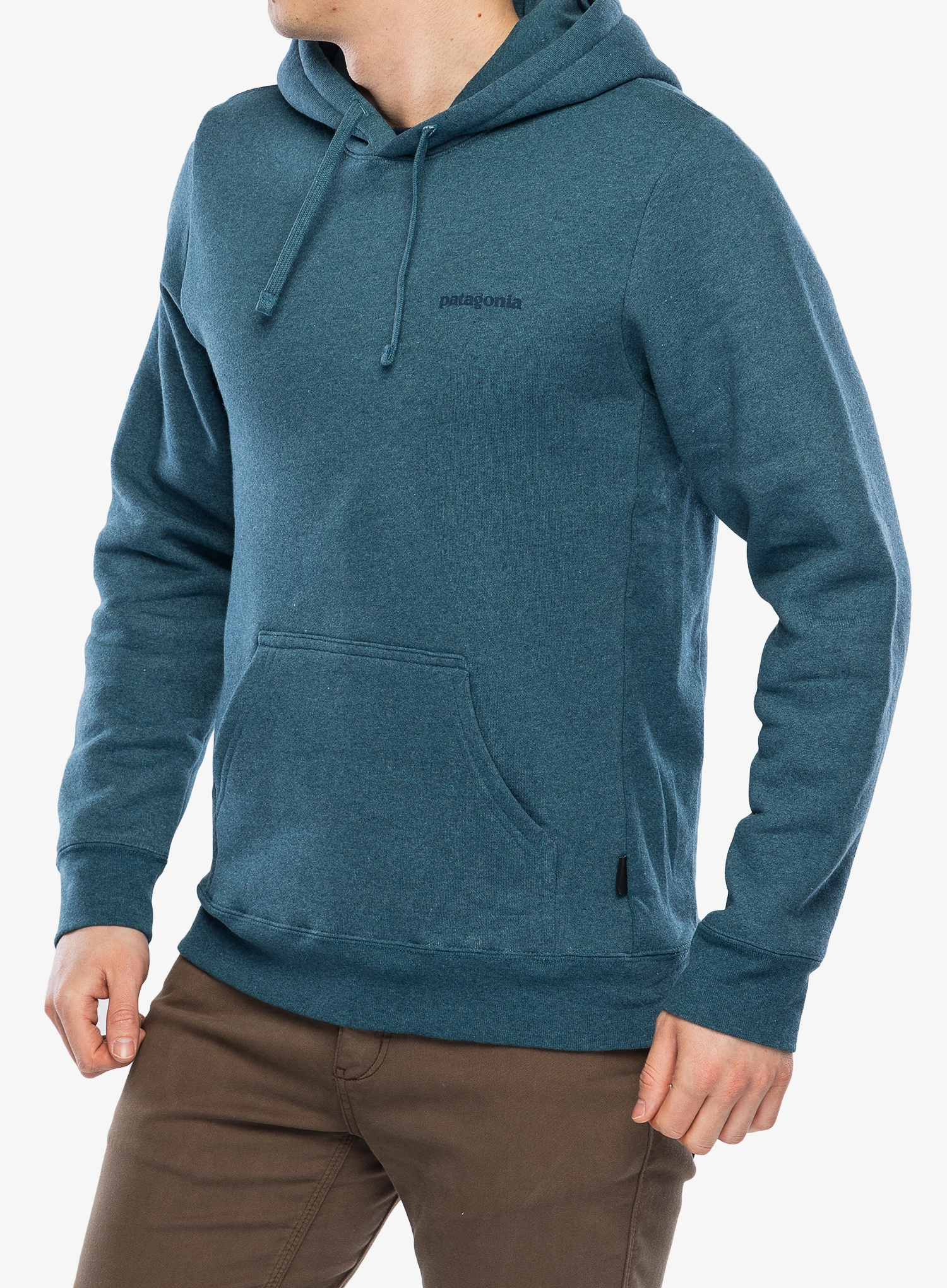 Džemperis su gobtuvu Patagonia Boardshort Logo Uprisal Hoody - wetland blue