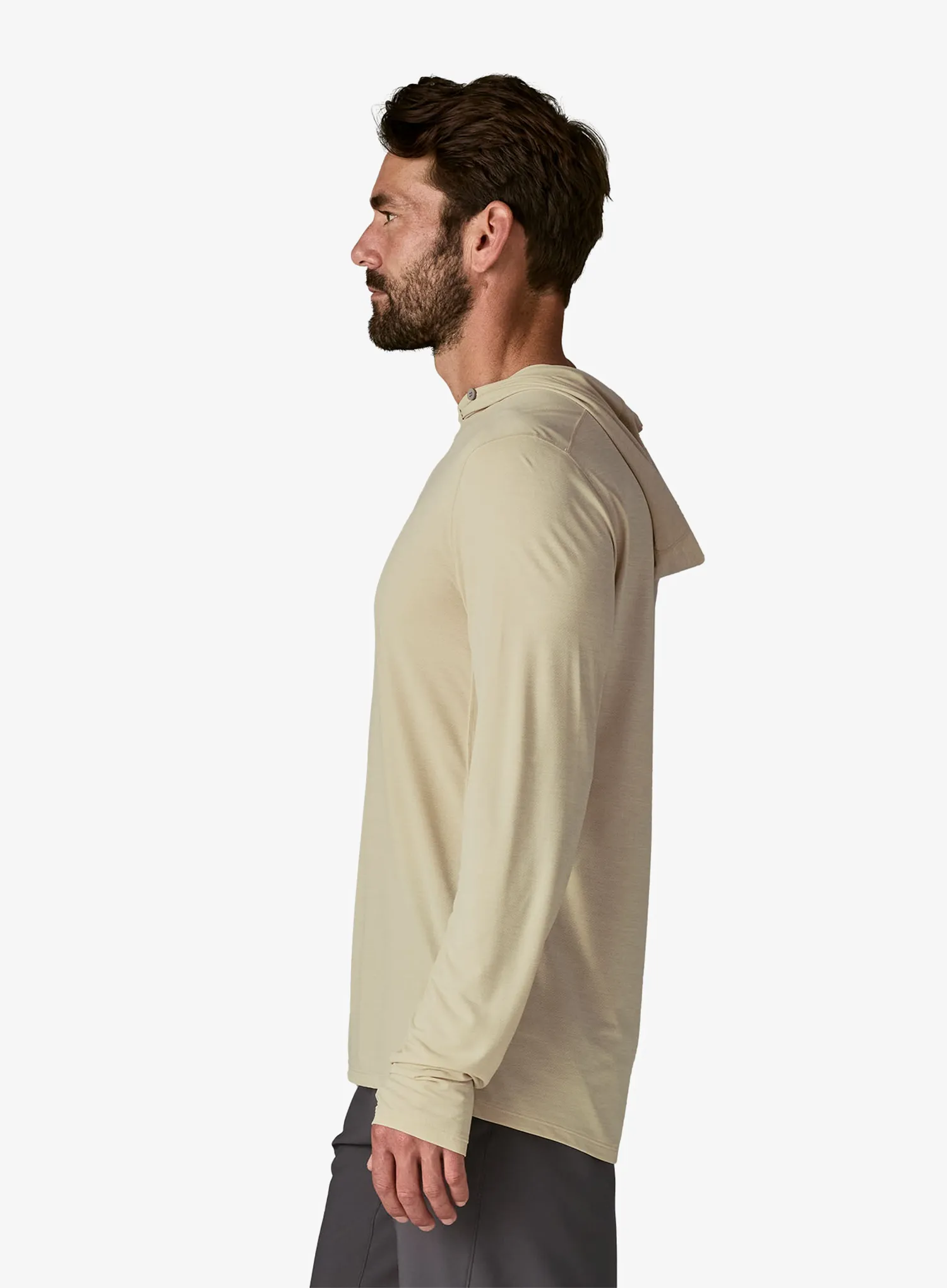 Džemperis su gobtuvu Patagonia Cap Cool Ultra Hoody - pumice/dyno white x-dye