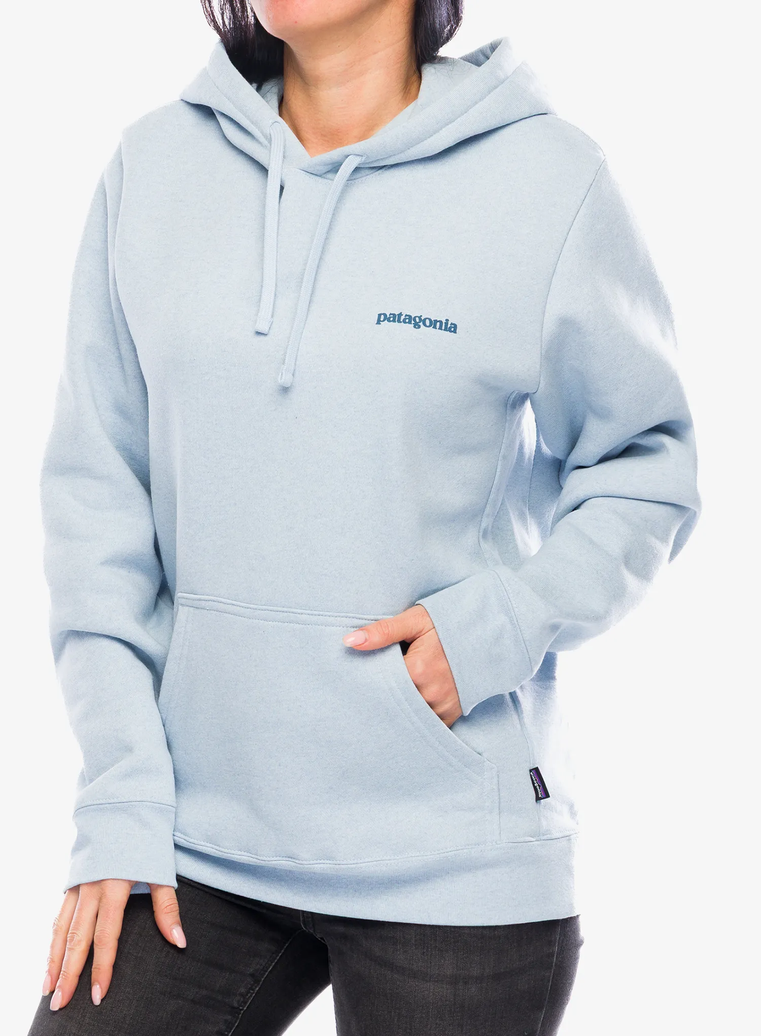 Džemperis su gobtuvu Patagonia Fitz Roy Icon Uprisal Hoody - fleck blue