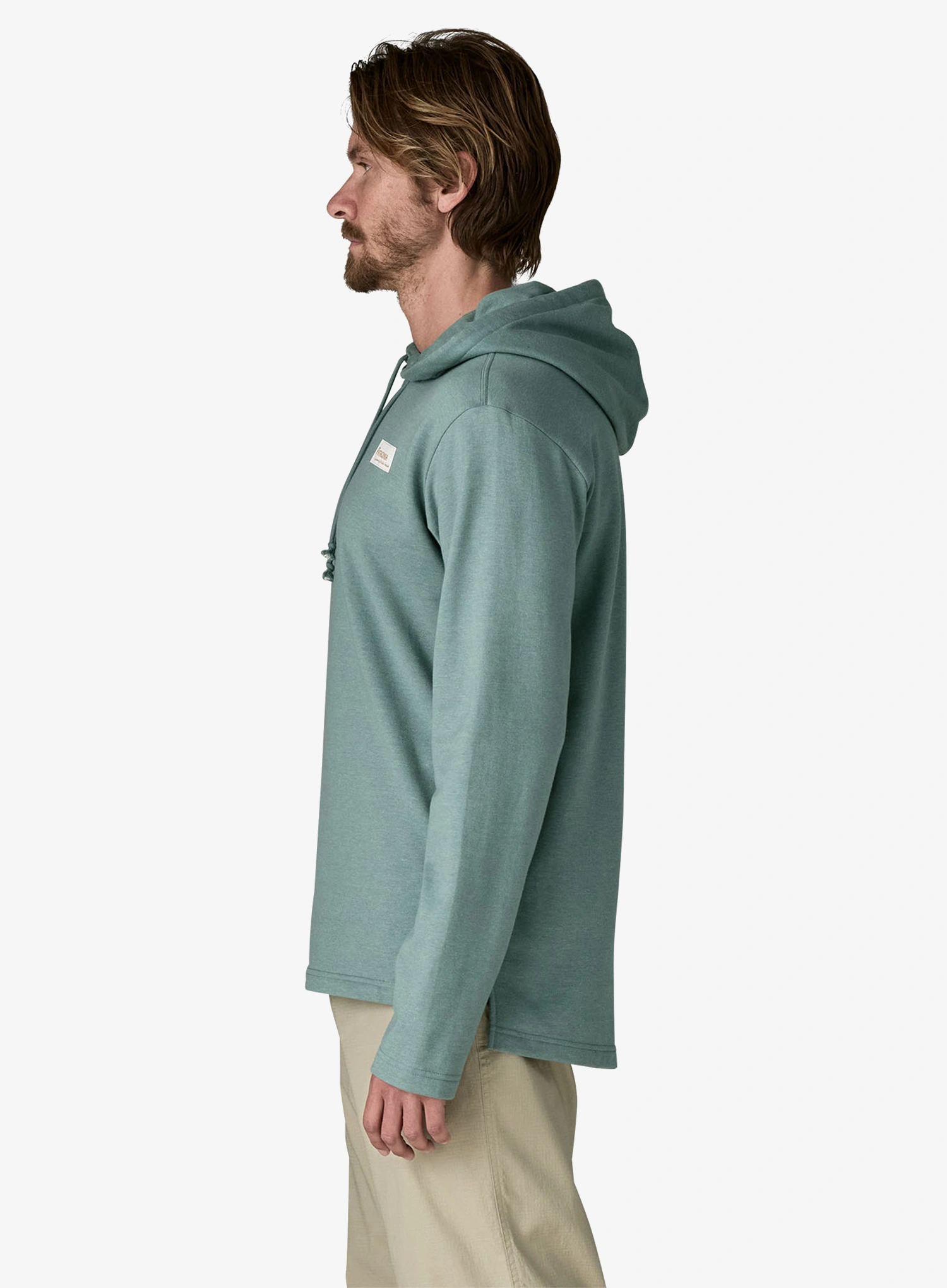 Džemperis su gobtuvu Patagonia LW Water People Sets Wildrise Hoody - blue sage