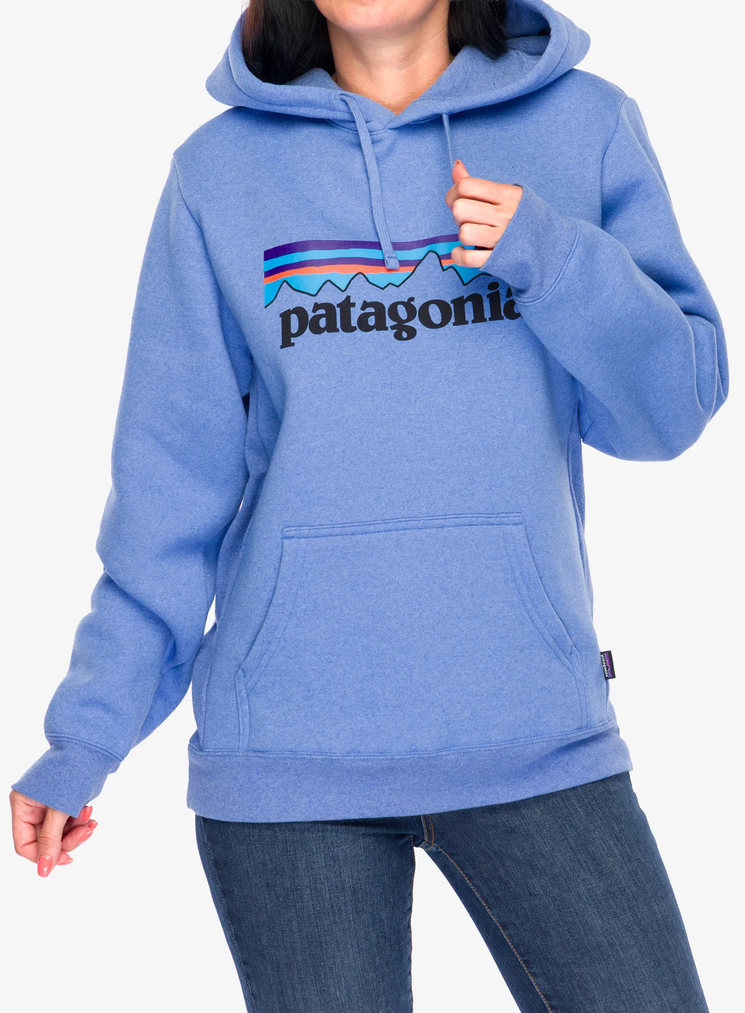 Džemperis su gobtuvu Patagonia P-6 Logo Uprisal Hoody - abundant blue