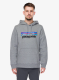 Džemperis su gobtuvu Patagonia P-6 Logo Uprisal Hoody - gravel heather