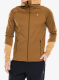 Džemperis su gobtuvu Peak Performance Rider Essentials Zip Hood - earthy summit/sierra sand