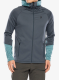 Džemperis su gobtuvu Peak Performance Rider Essentials Zip Hood - mountain mist/deluded vision