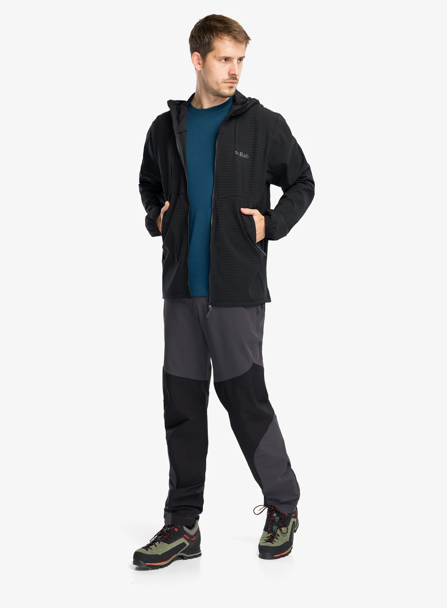 Džemperis su gobtuvu Rab Quantra Pro Hoody - black