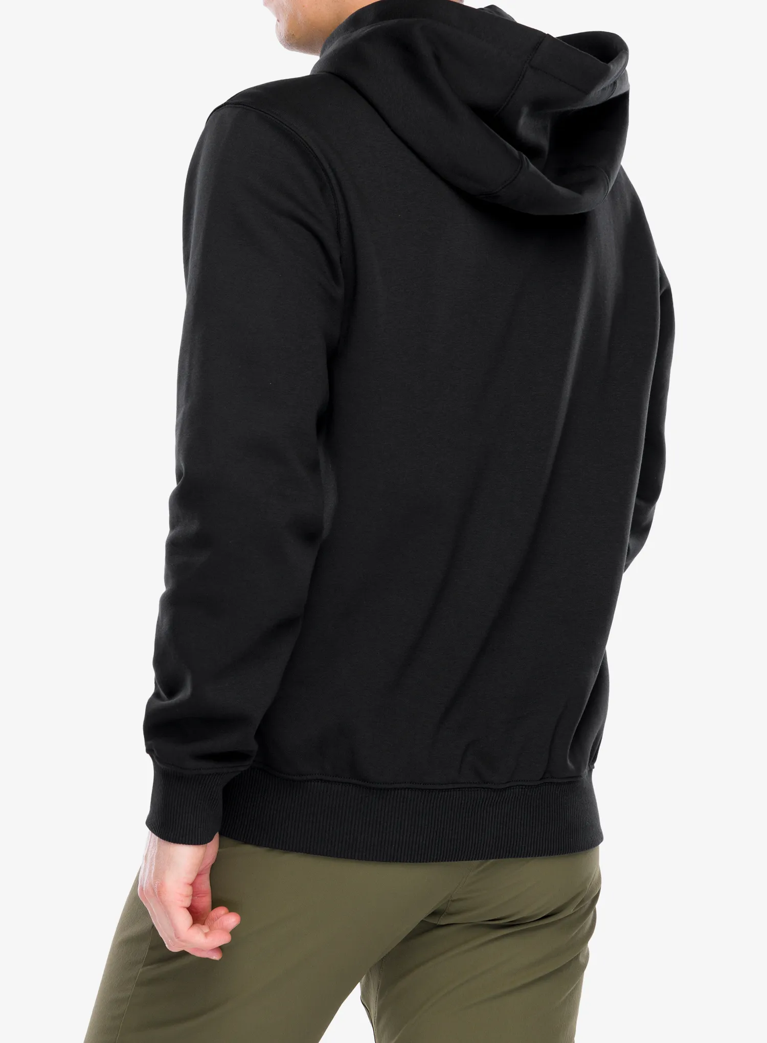 Džemperis su gobtuvu Salomon Big Logo Hoodie - deep black