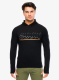 Džemperis su gobtuvu Sensor Merino Upper Fleece Hooded - black RJ
