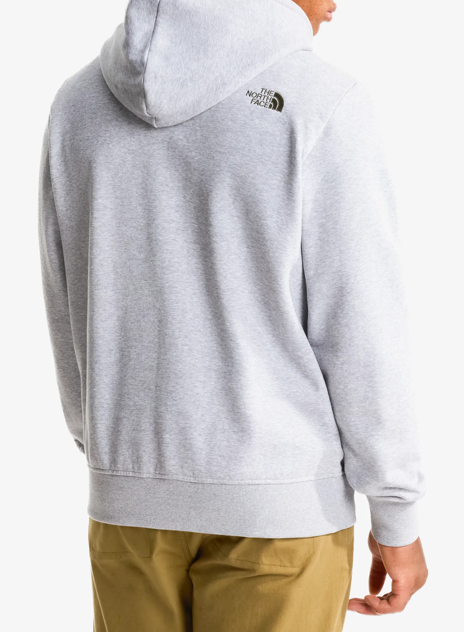 Džemperis su gobtuvu The North Face Drew Peak Pullover Hoodie - grey/taupe green