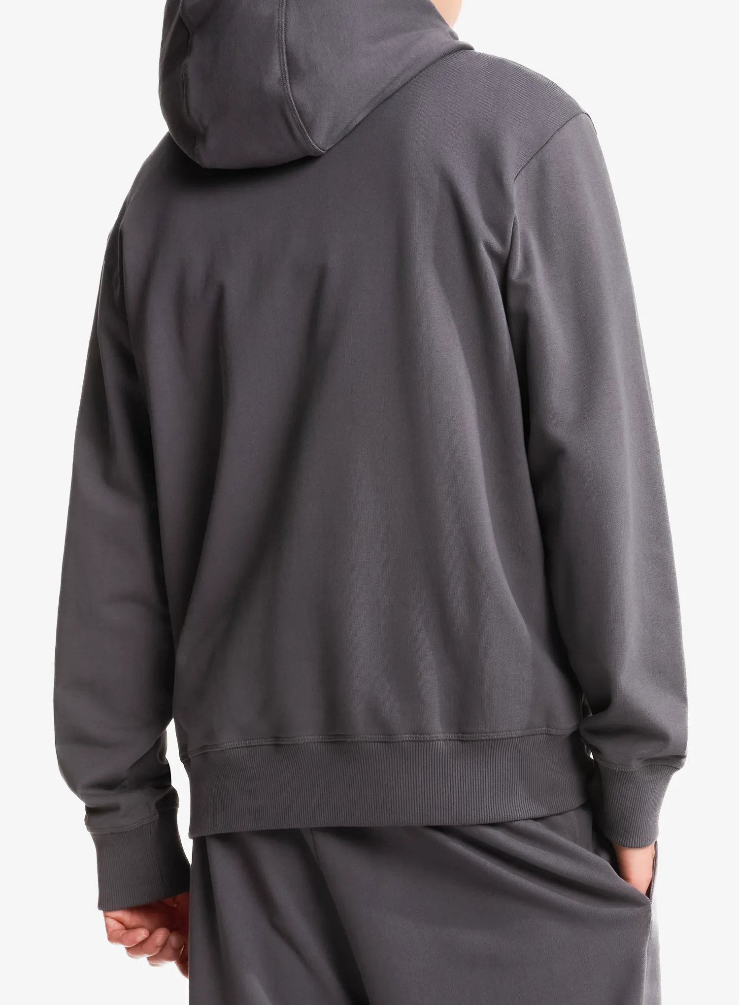 Džemperis su gobtuvu The North Face Essential Light Relaxed Hoodie - anthracite grey