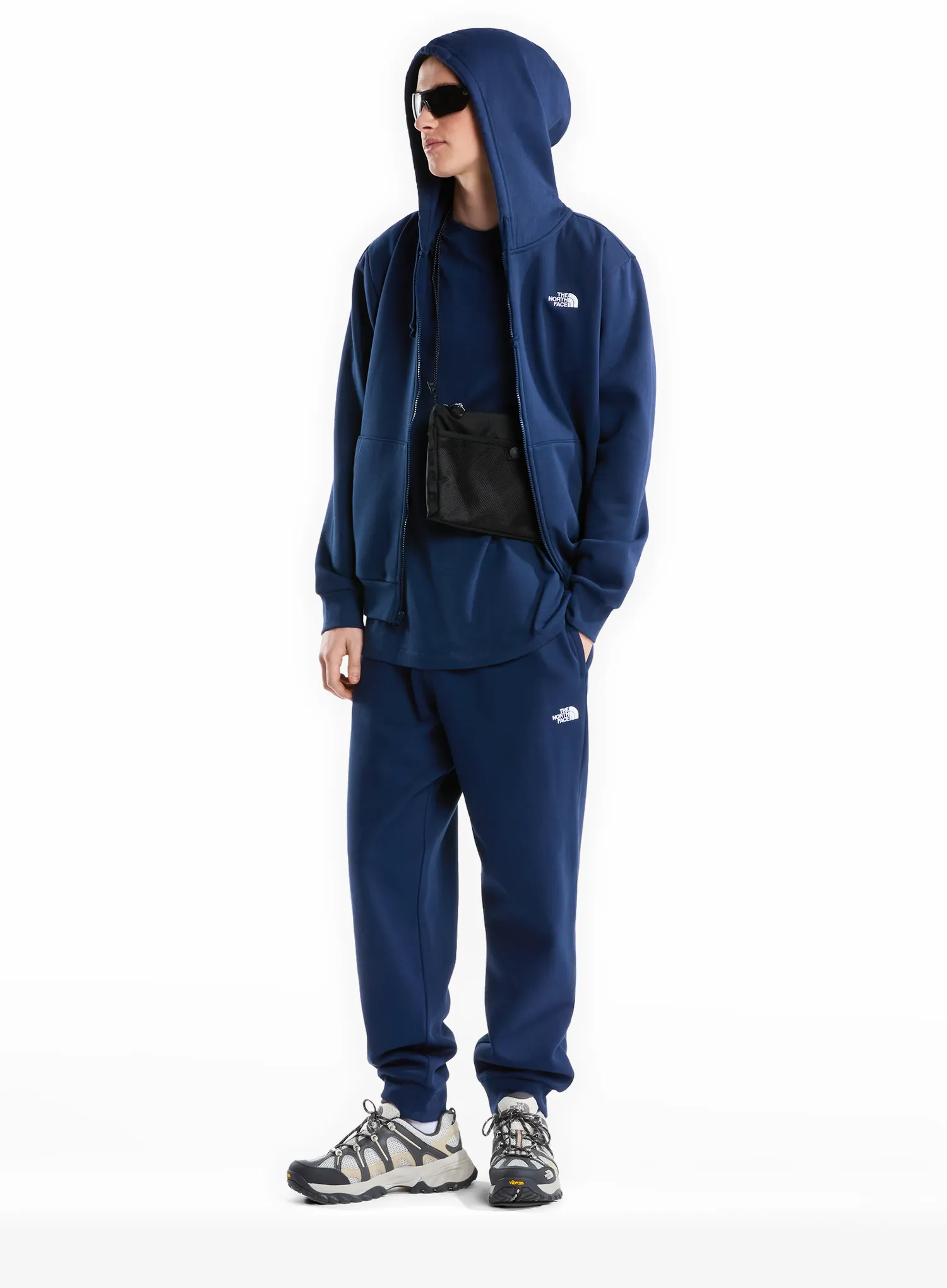 Džemperis su gobtuvu The North Face Evolution Simple Dome Regular Full Zip - summit navy