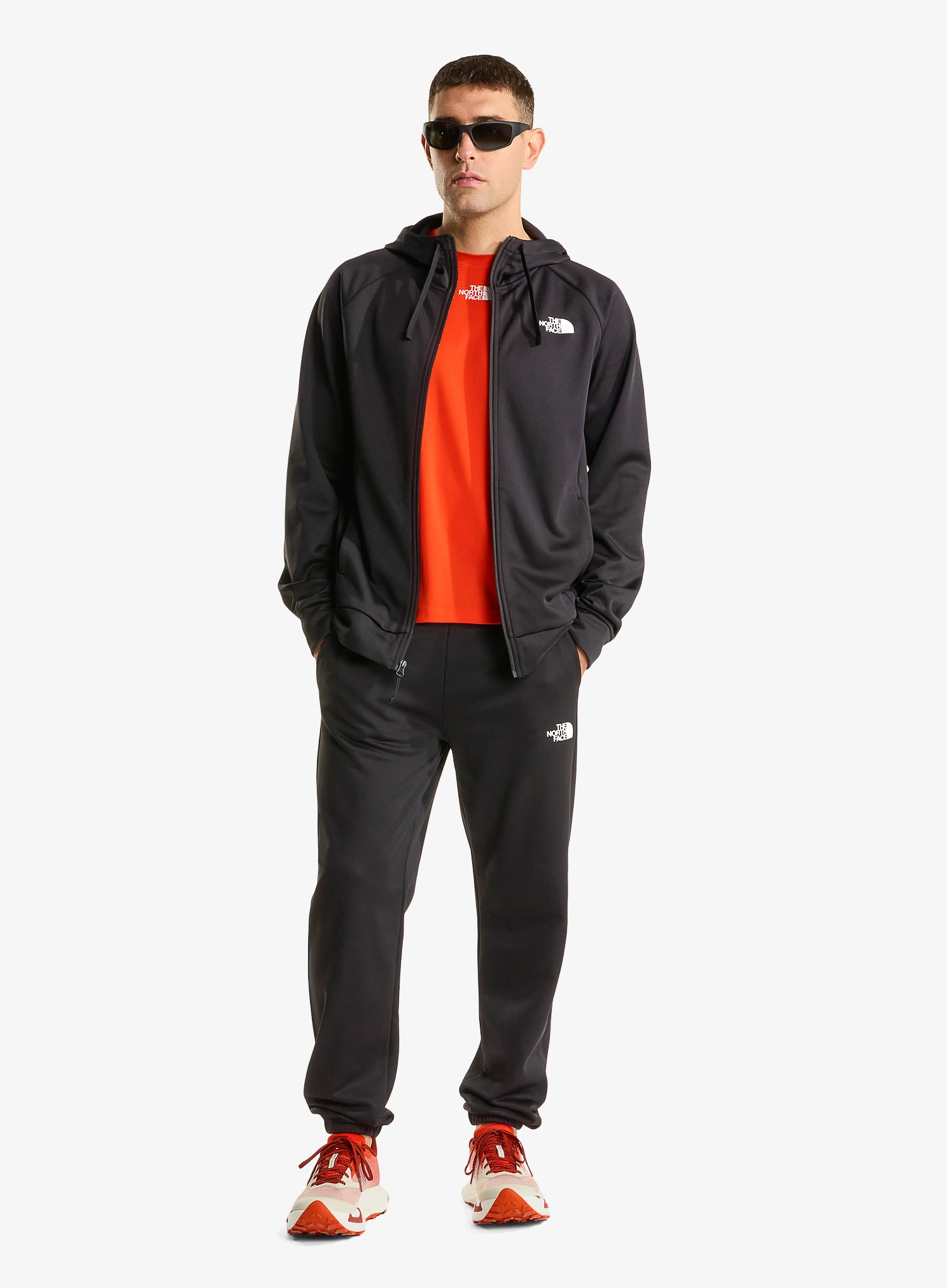 Džemperis su gobtuvu The North Face Reaxion 2.0 Hooded Full Zip Jacket - tnf black heather