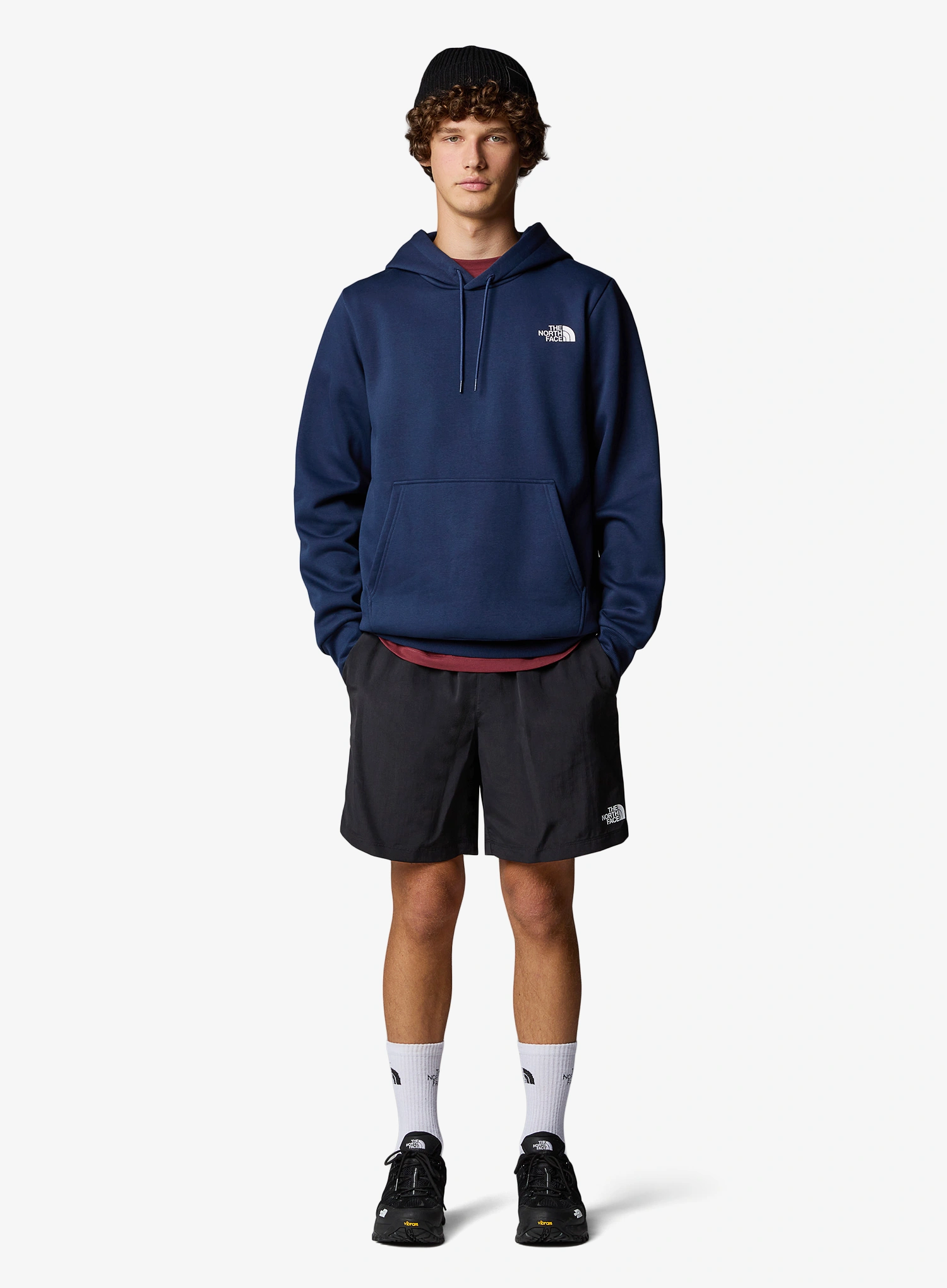 Džemperis su gobtuvu The North Face Simple Dome Hoodie - summit navy