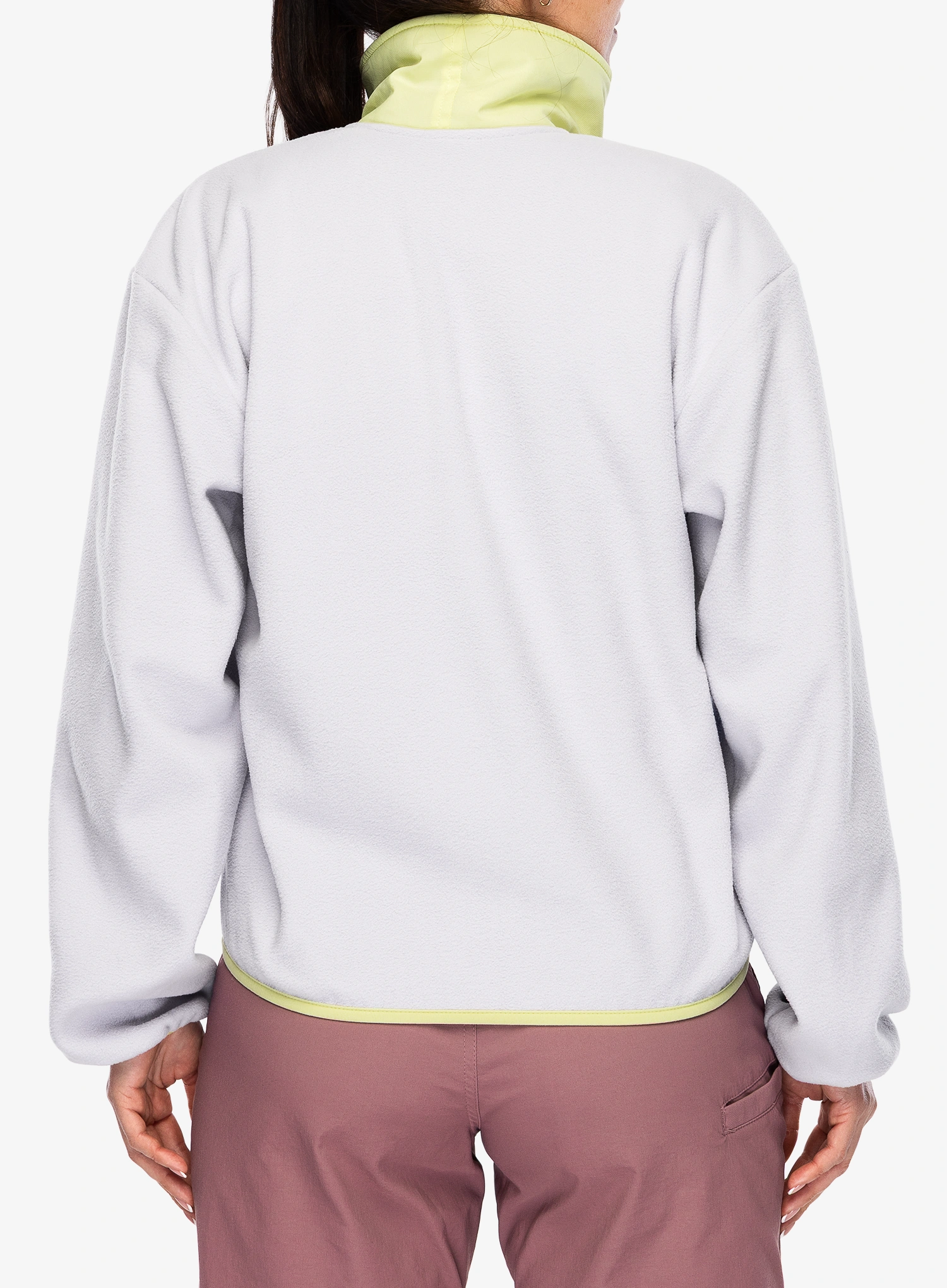 Moteriškas džemperis su užtrauktuku Columbia Sequoia Grove Half Zip Fleece - l.pearl/stormwatch/citron haze