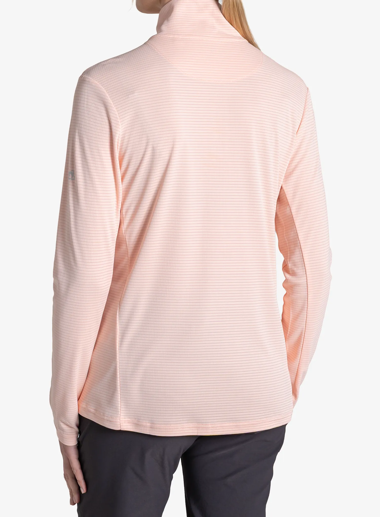 Moteriškas džemperis su užtrauktuku Craghoppers NosiLife SolarShield+ Half Zip Top - sherbert