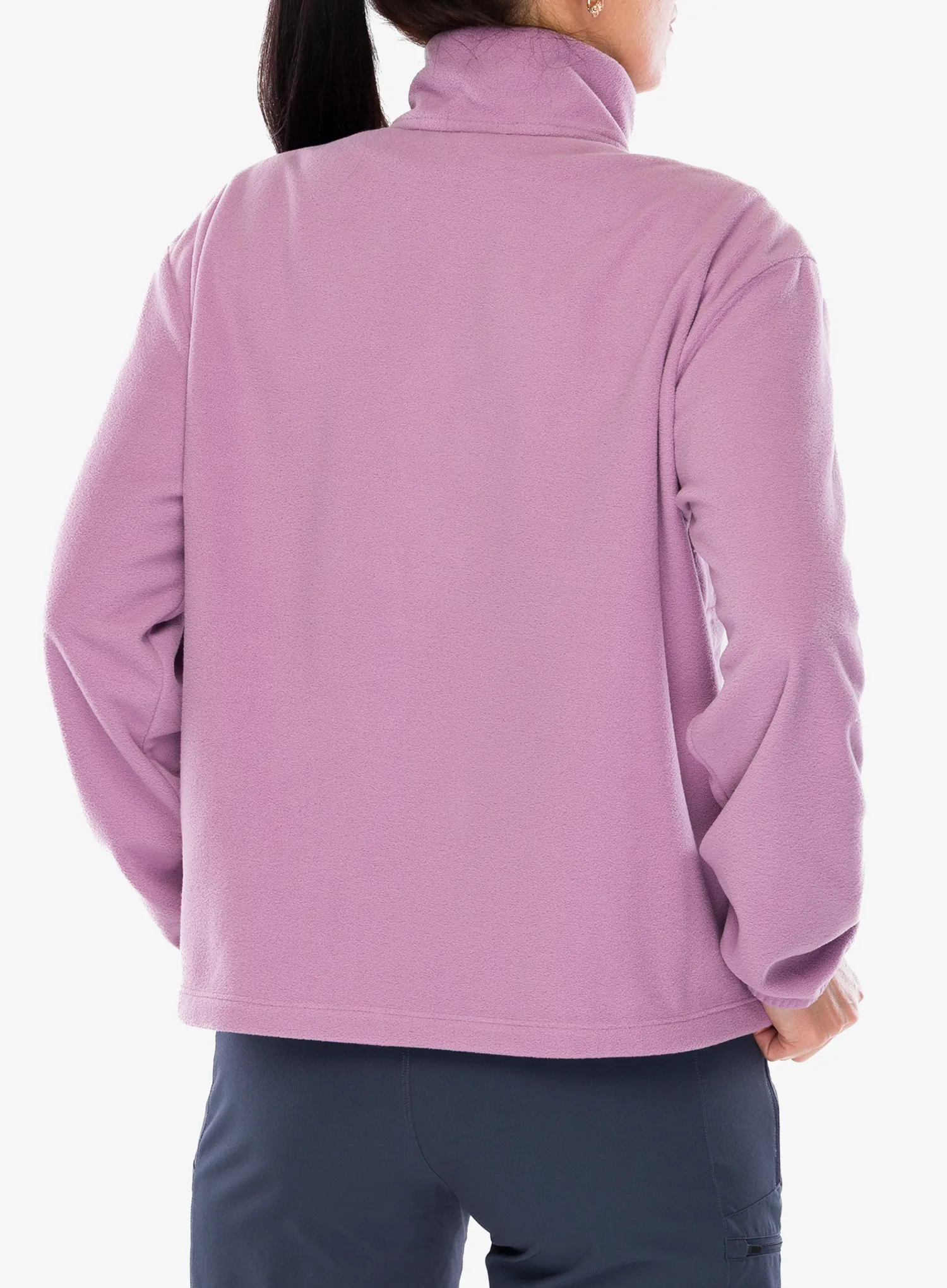 Moteriškas džemperis su užtrauktuku Patagonia Micro D 1/2 Zip Fleece P/O - light violet
