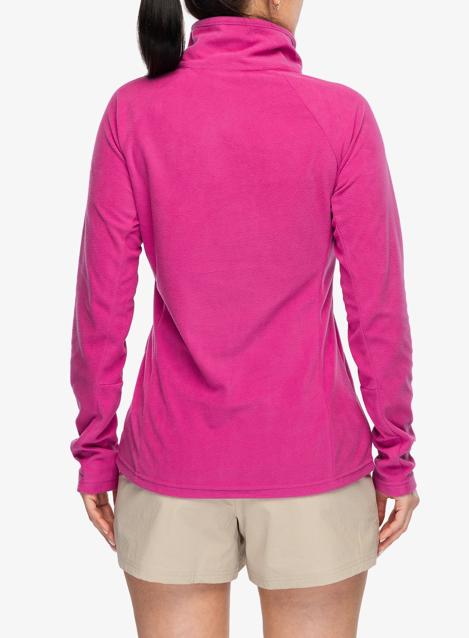 Moteriškas džemperis su užtrauktuku Columbia Glacial IV 1/2 Zip - fuchsia