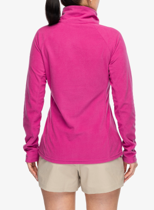 Moteriškas džemperis su užtrauktuku Columbia Glacial IV 1/2 Zip - fuchsia