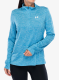 Moteriškas džemperis su užtrauktuku Under Armour UA Tech Twist 1/2 Zip - ether blue/white